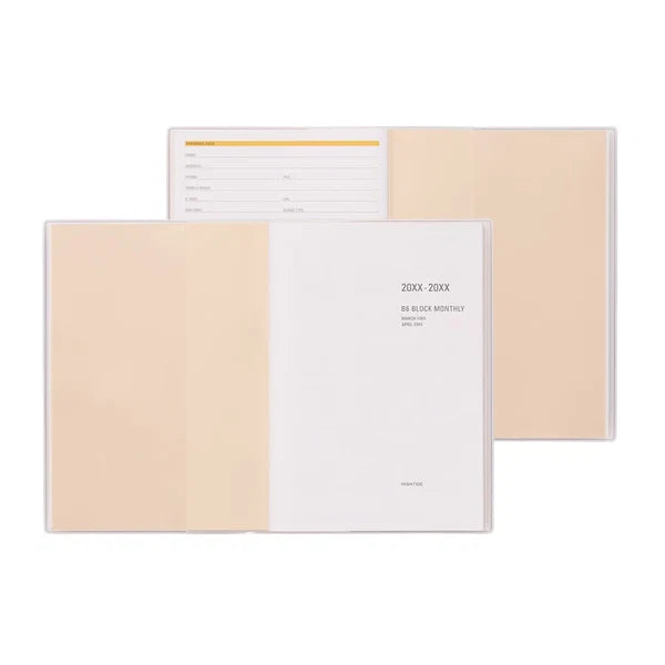 Hightide 2027 Monthly Diary / Papillon B6 / Gray