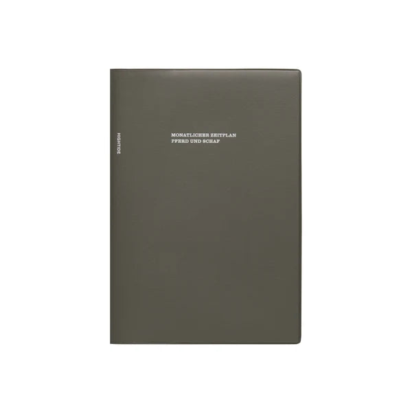 Hightide 2027 Monthly Diary / Tierkreis B6 / Charcoal Gray