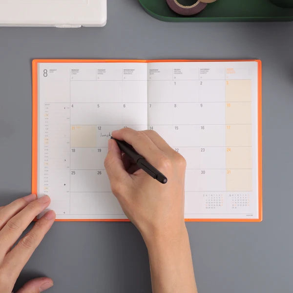 Hightide 2027 Monthly Diary / Tierkreis B6 / Charcoal Gray