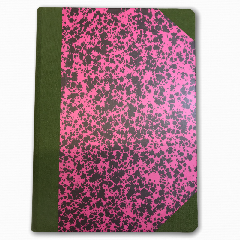 Emilio Braga Cloth Color Cloud Notebook / A5 / Lined / Carnation