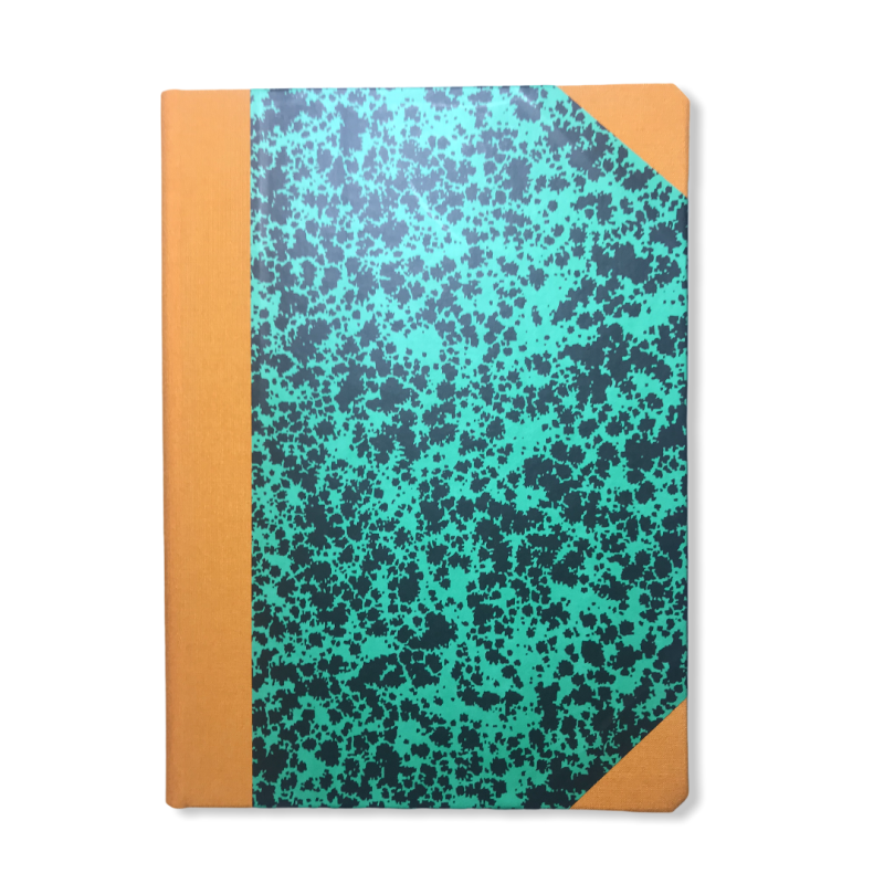 Emilio Braga Cloth Color Cloud Notebook / A5 / Blank / Green