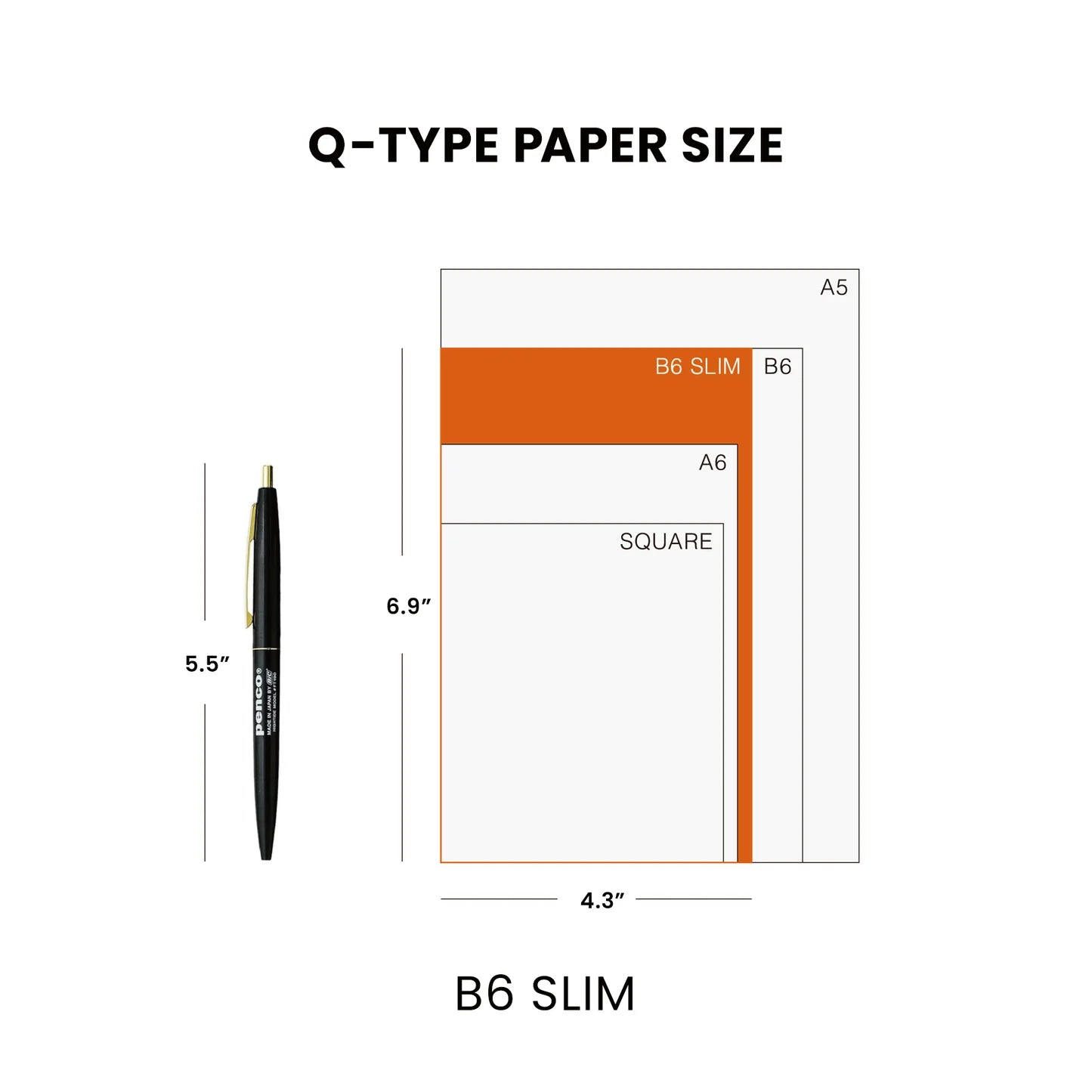 2026 Monthly Planner Katy B6 Slim / Pink