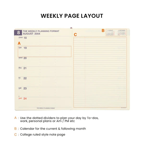 Hightide 2027 Diary Refill / NX Type