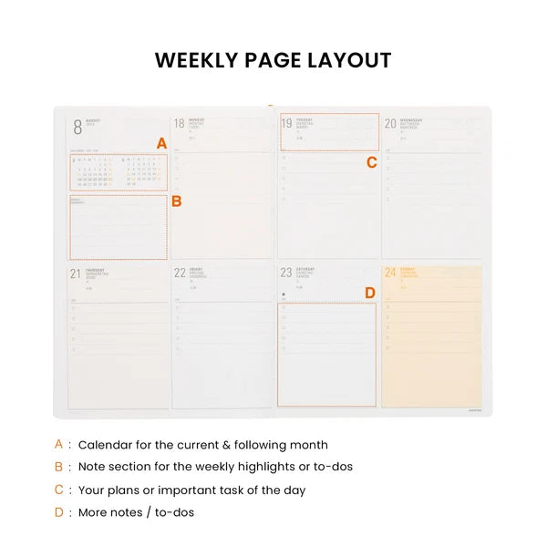 Hightide 2027 Diary Refill / NY Type
