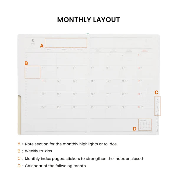 Hightide 2027 Diary Refill / NZ Type
