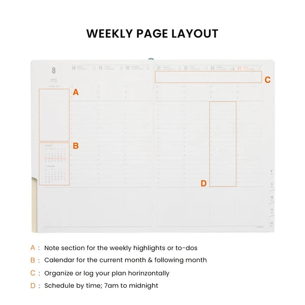 Hightide 2027 Diary Refill / NZ Type