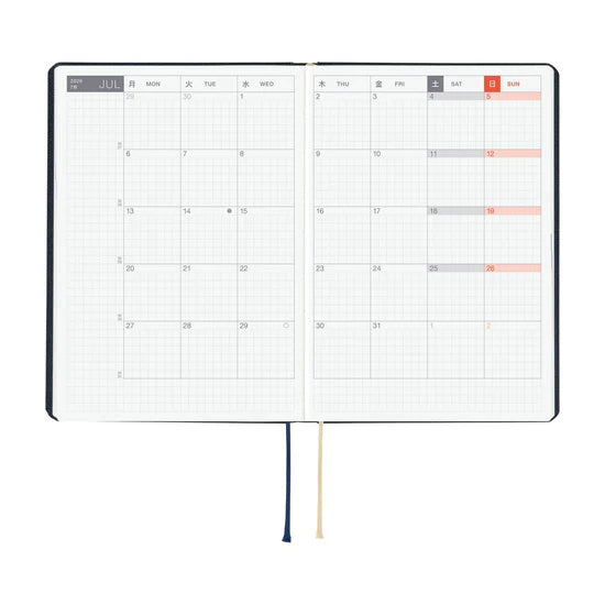 Hobonichi Techo 2026 HON A6 / Slash Navy