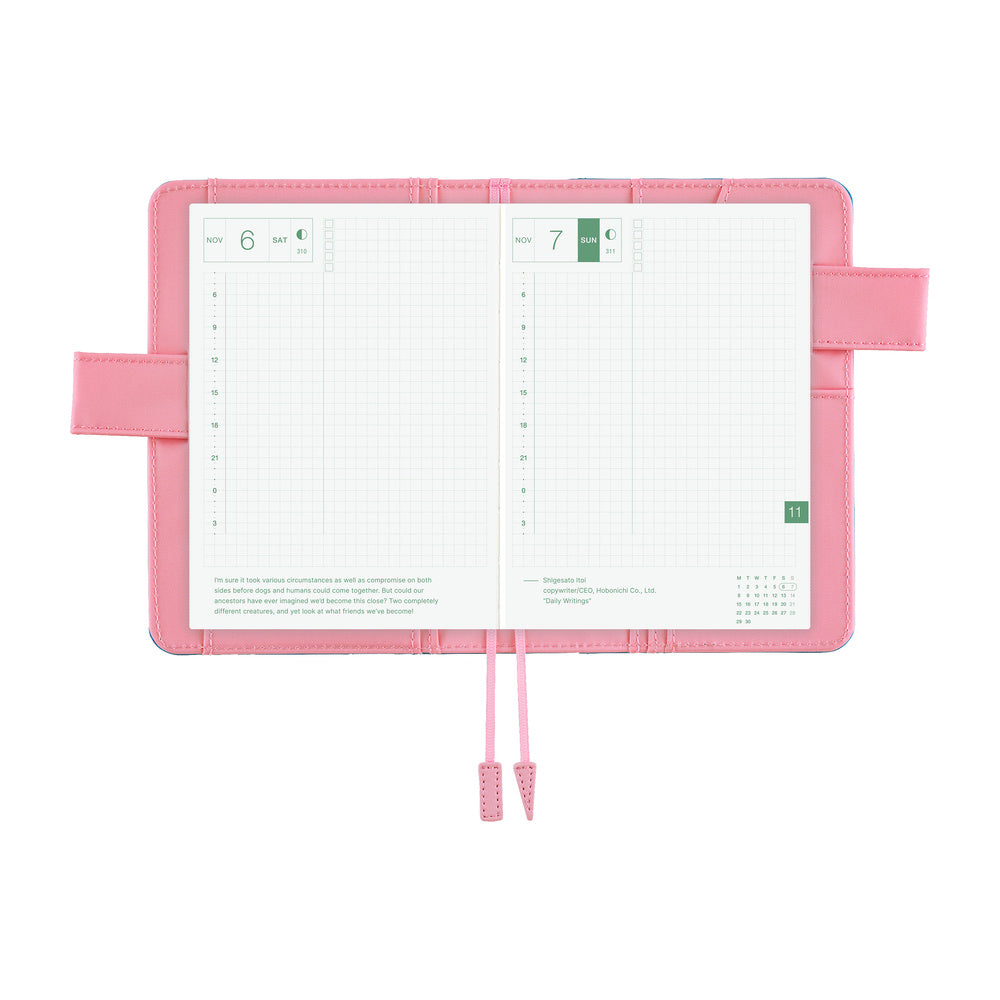 Hobonichi Techo Cover / A6 / Blue Parasol