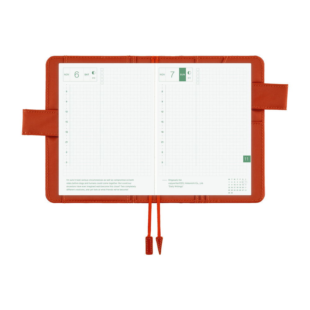 Hobonichi Techo Cover / A6 / Bordeaux Teracotta