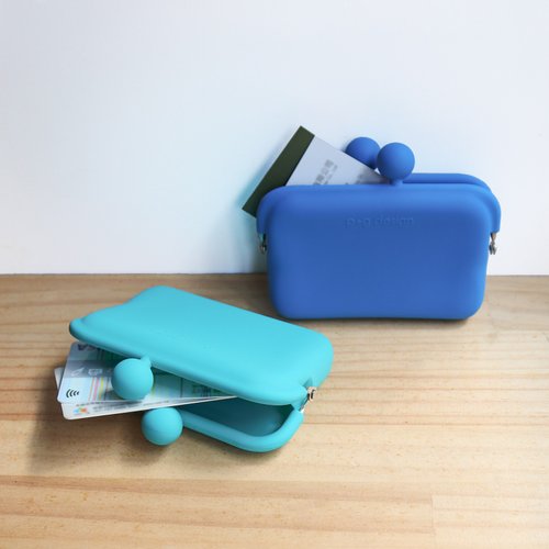 DO-MO Classic Silicone Small Card Holder / Turquoise