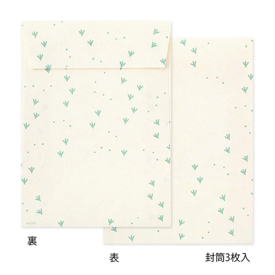 Midori Letter Set Die Cut / Animal Shapes / Penguin