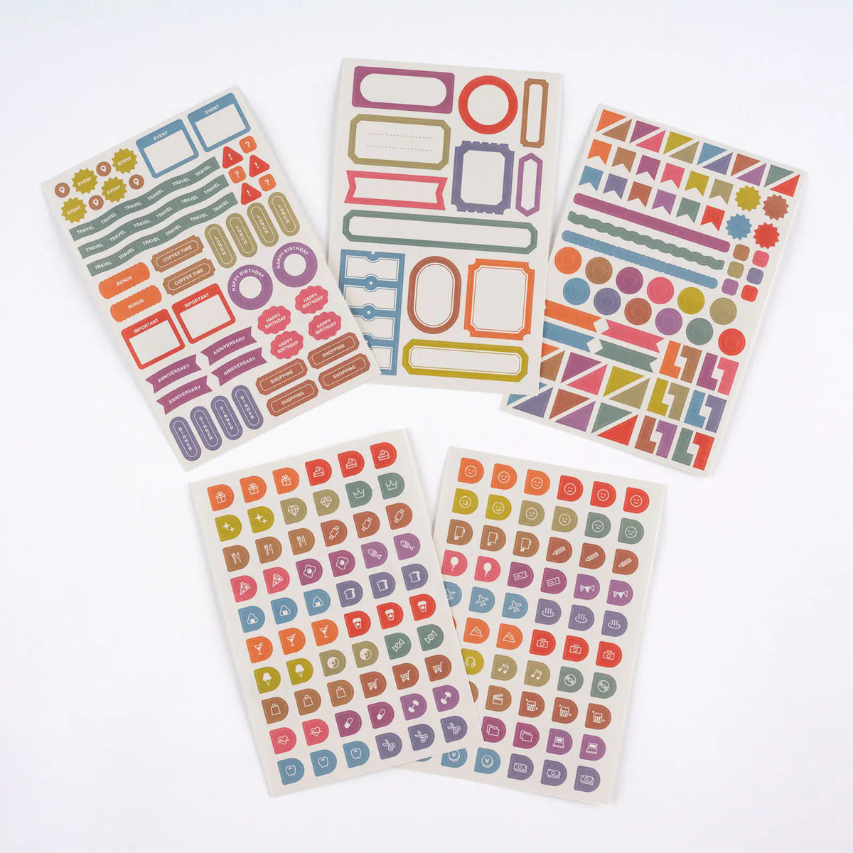 Hobonichi Techo / TSUKI no IRO: Sticker Set (Schedule)