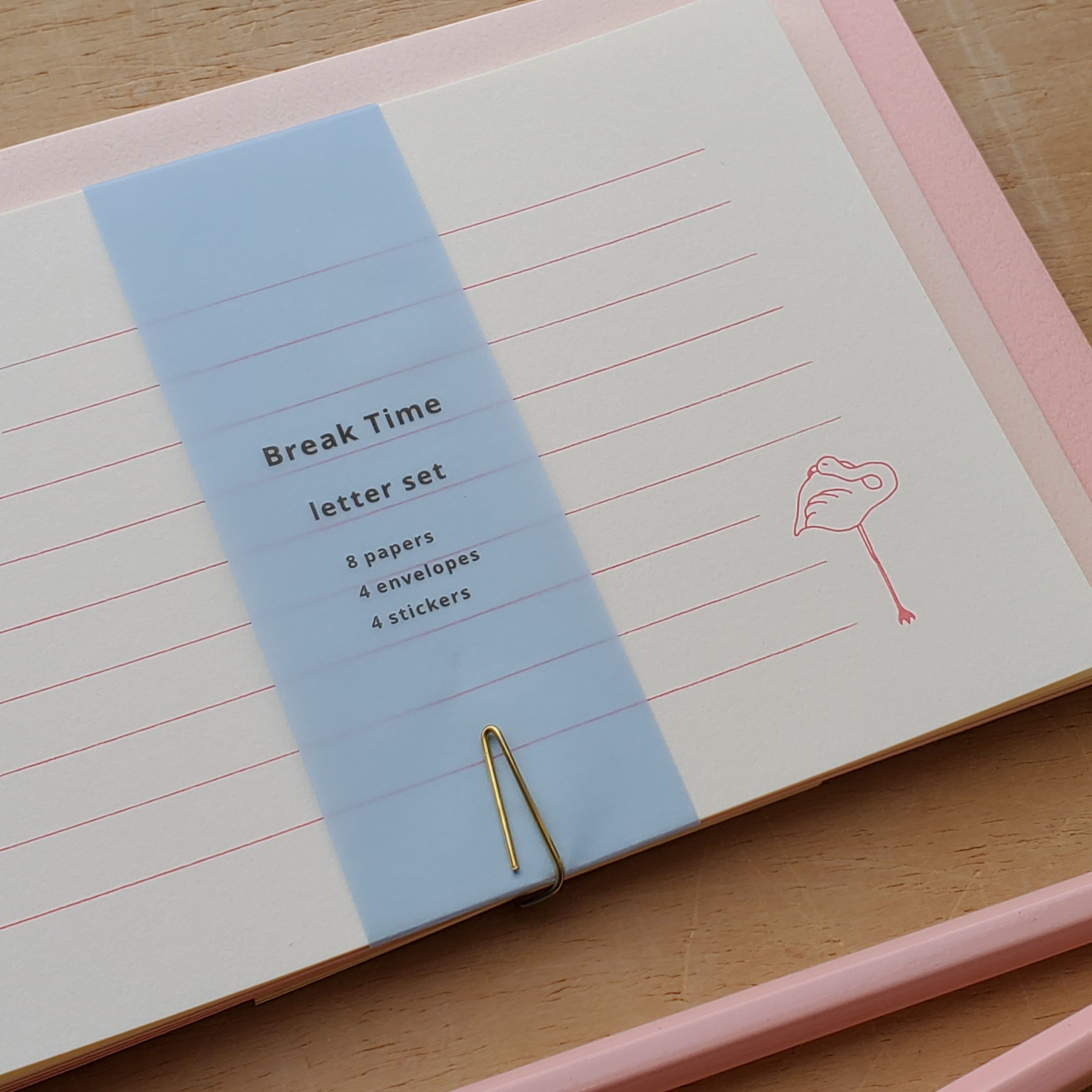 Flamingo Letter Set