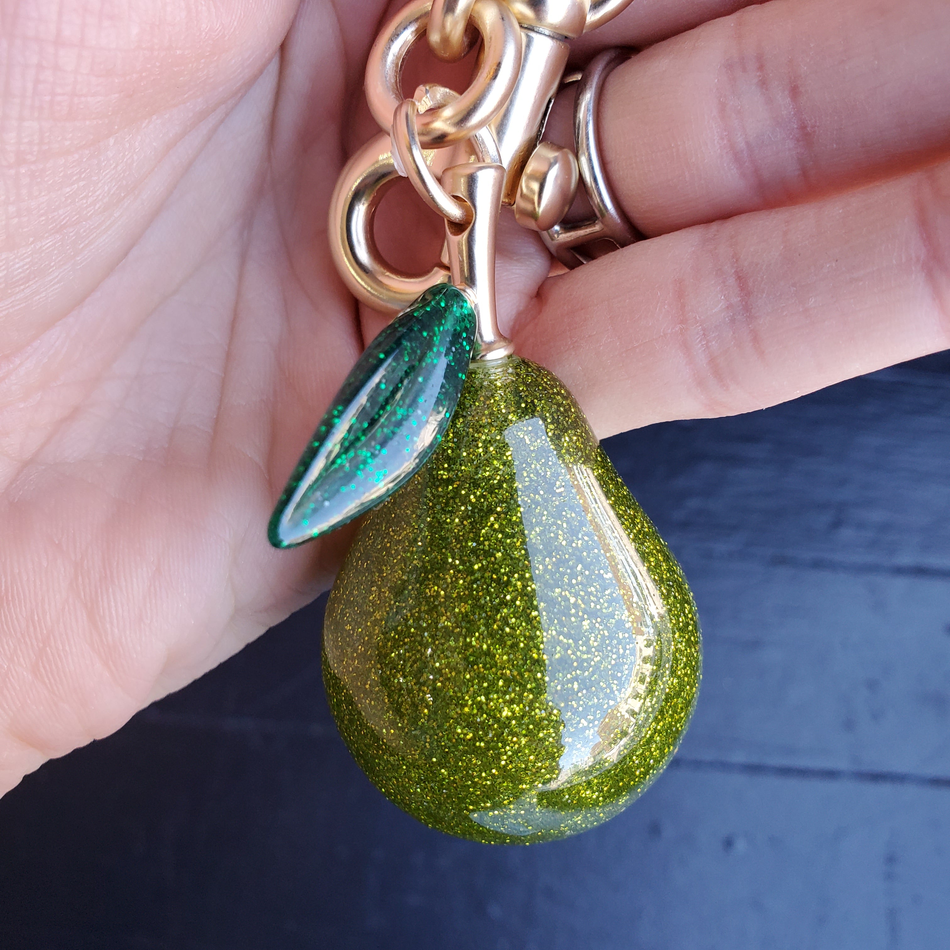 Pear Keychain