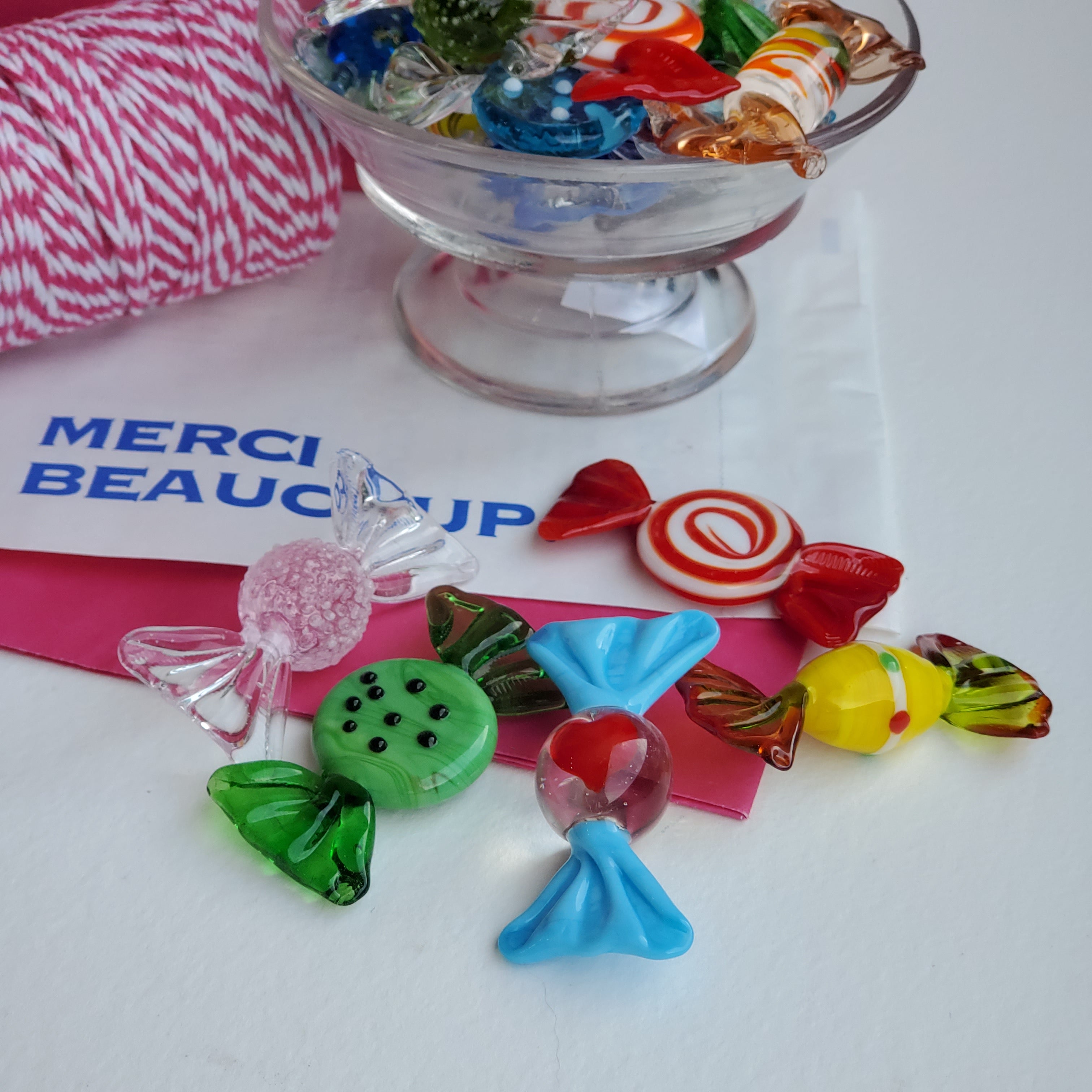 Forbidden Murano Glass Candy / Selection of 5