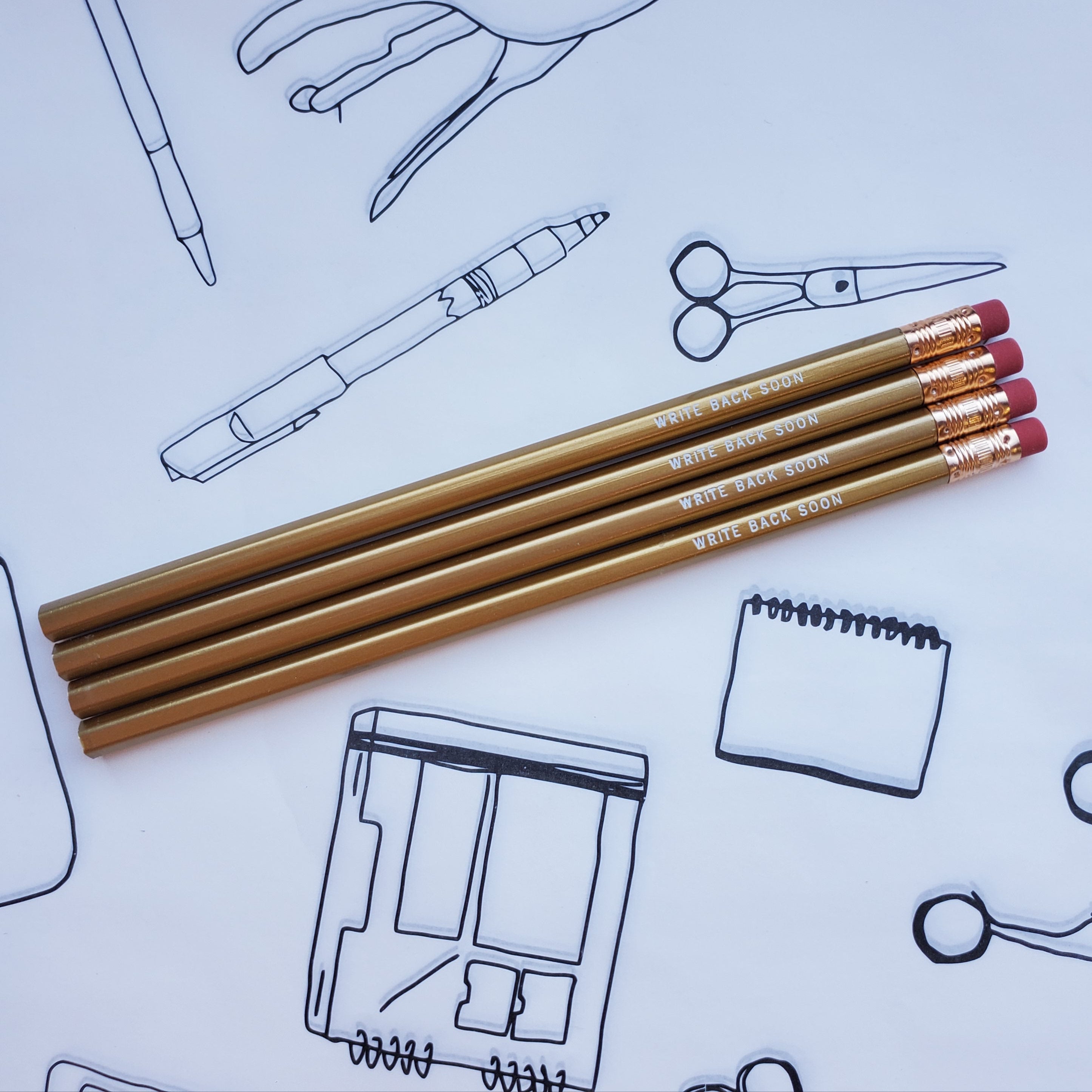 Write Back Soon Pencil