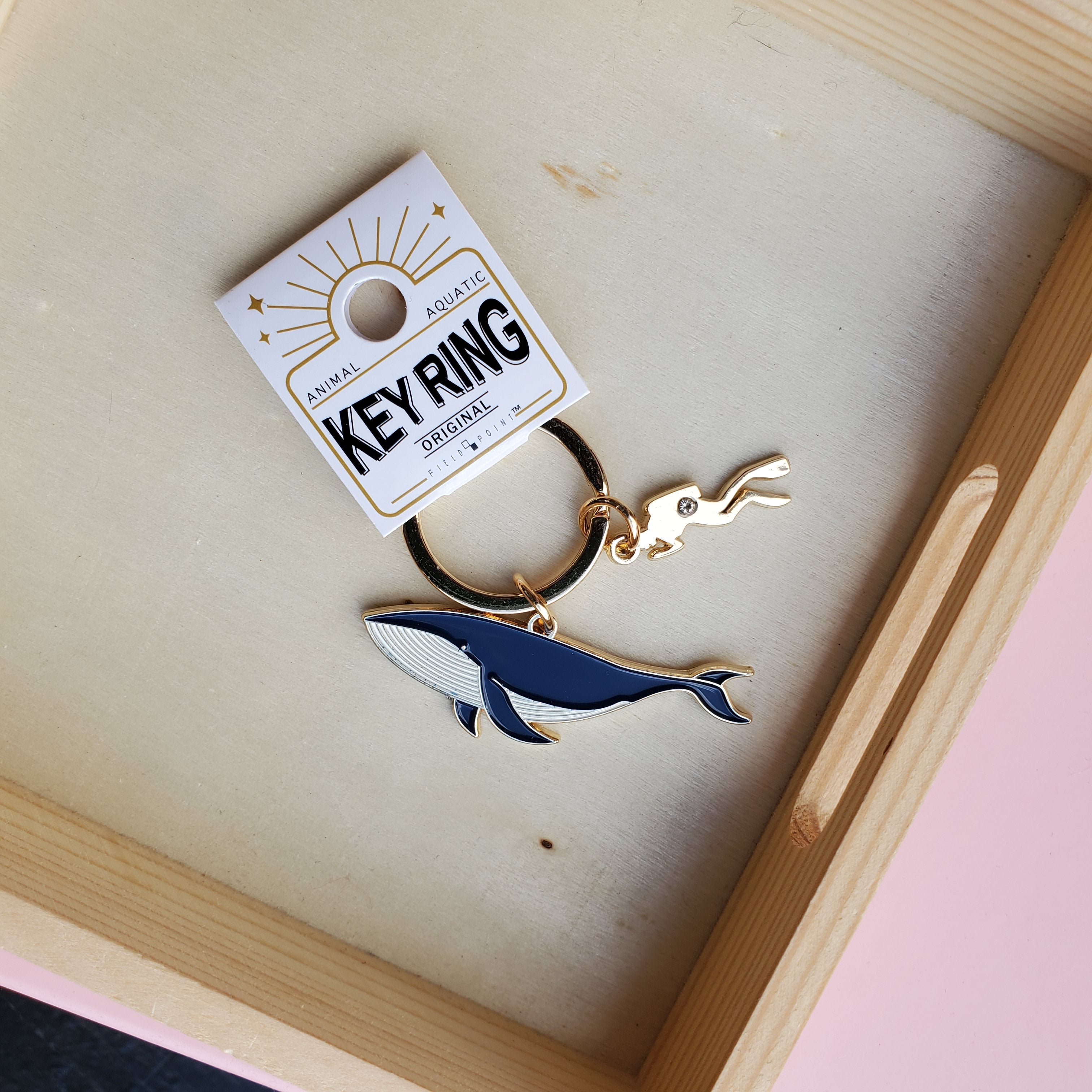 Whale Keychain
