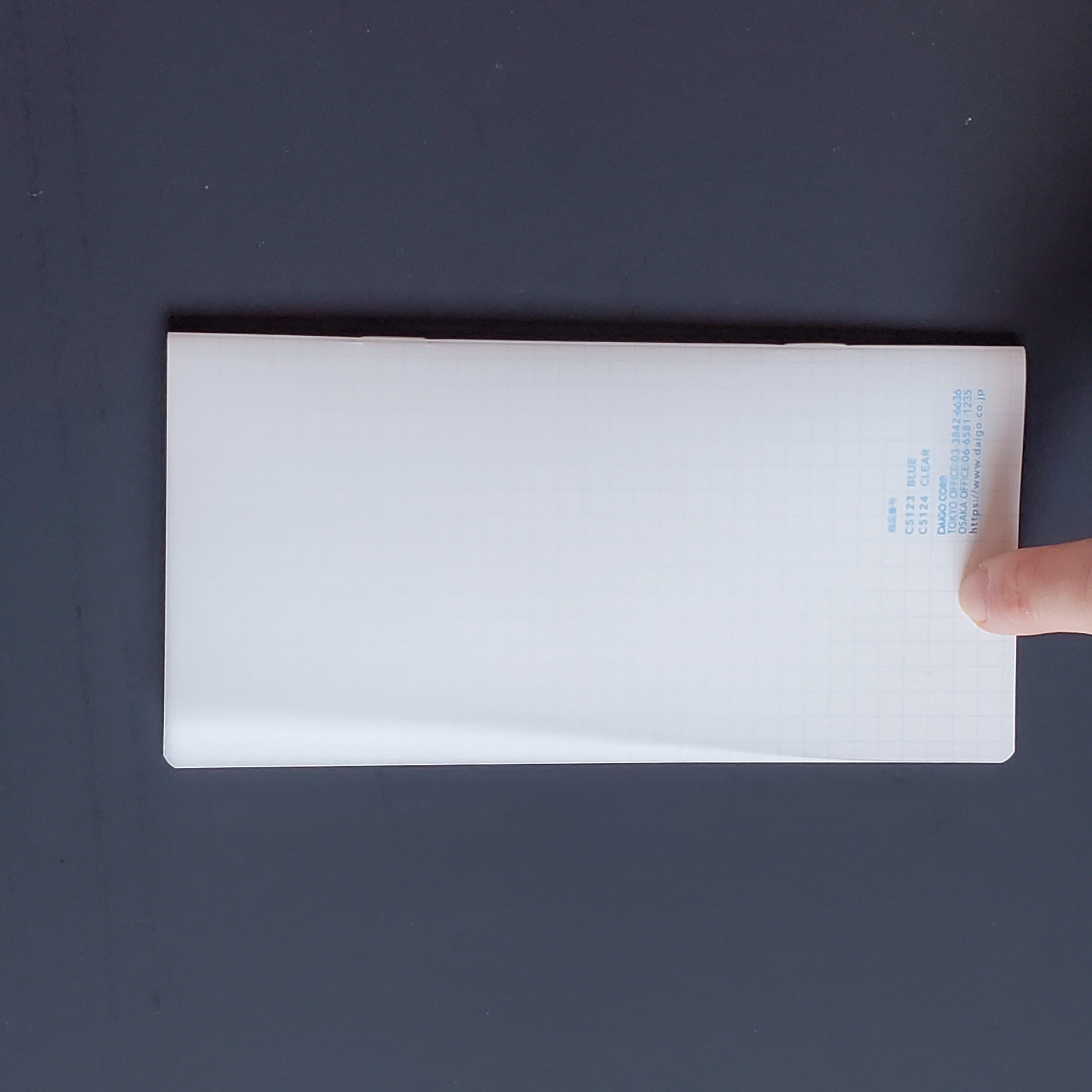 Daigo Water Repellant Notebook / Clear