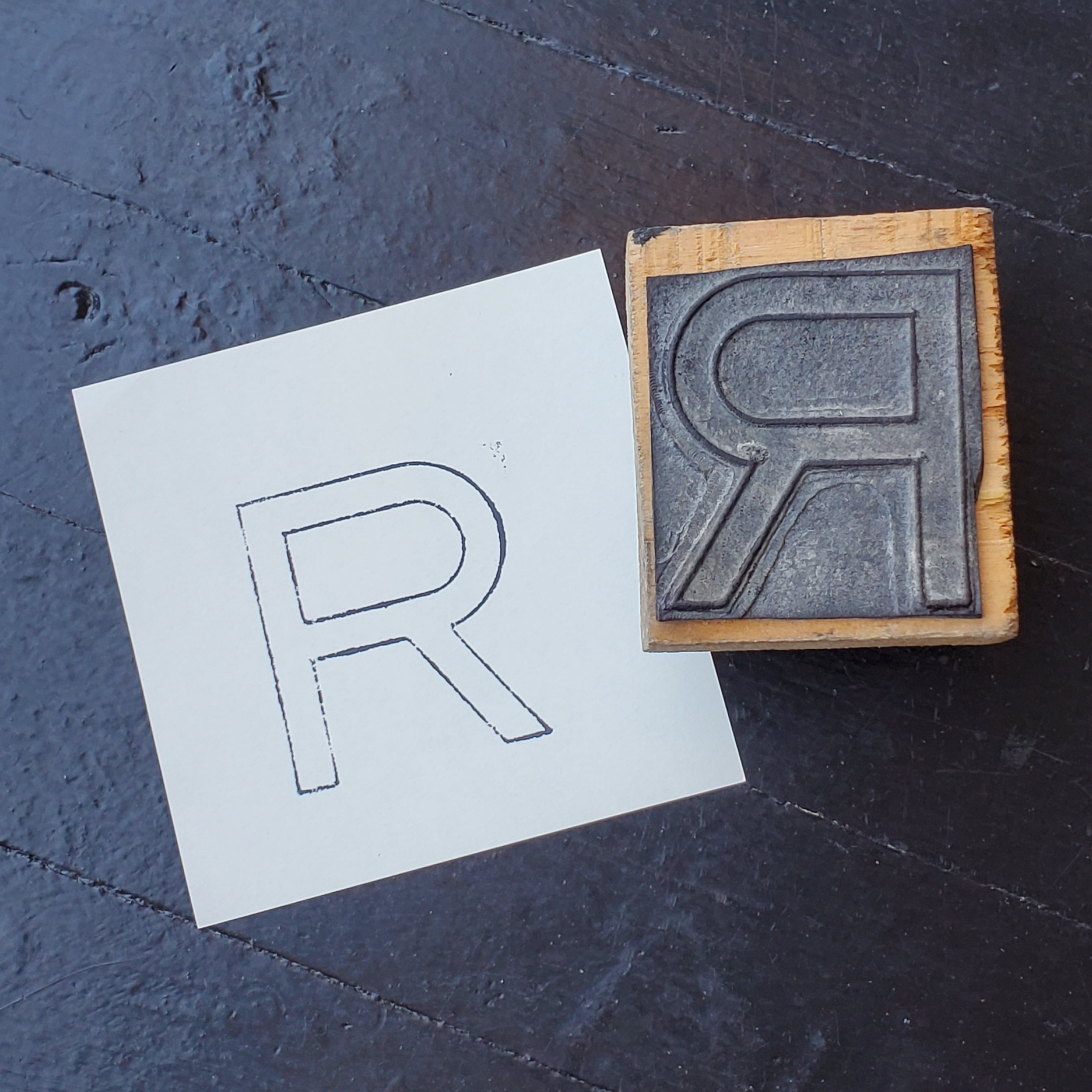 Vintage Mexican Rubber Block Stamp / Various Letters