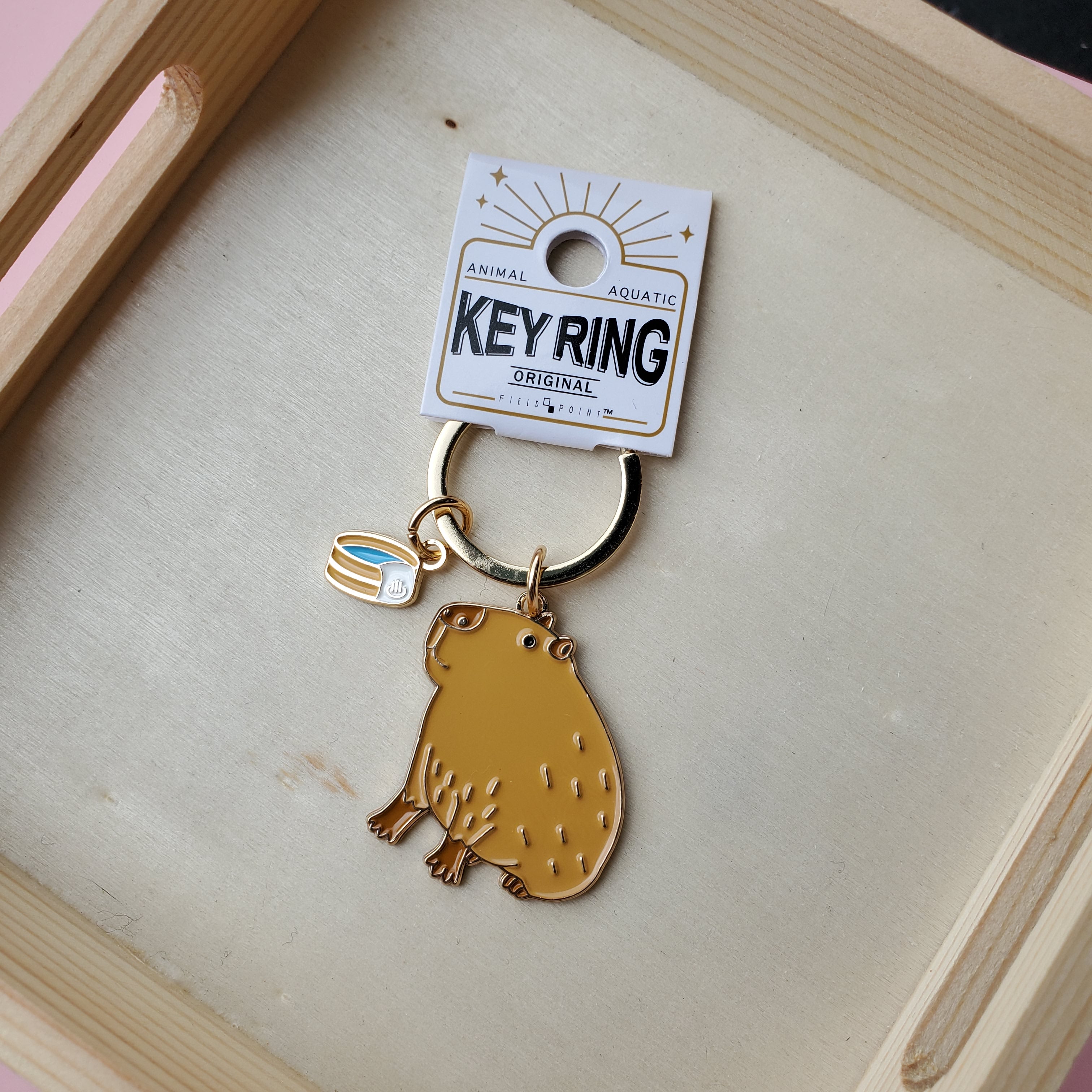 Capybara Keychain