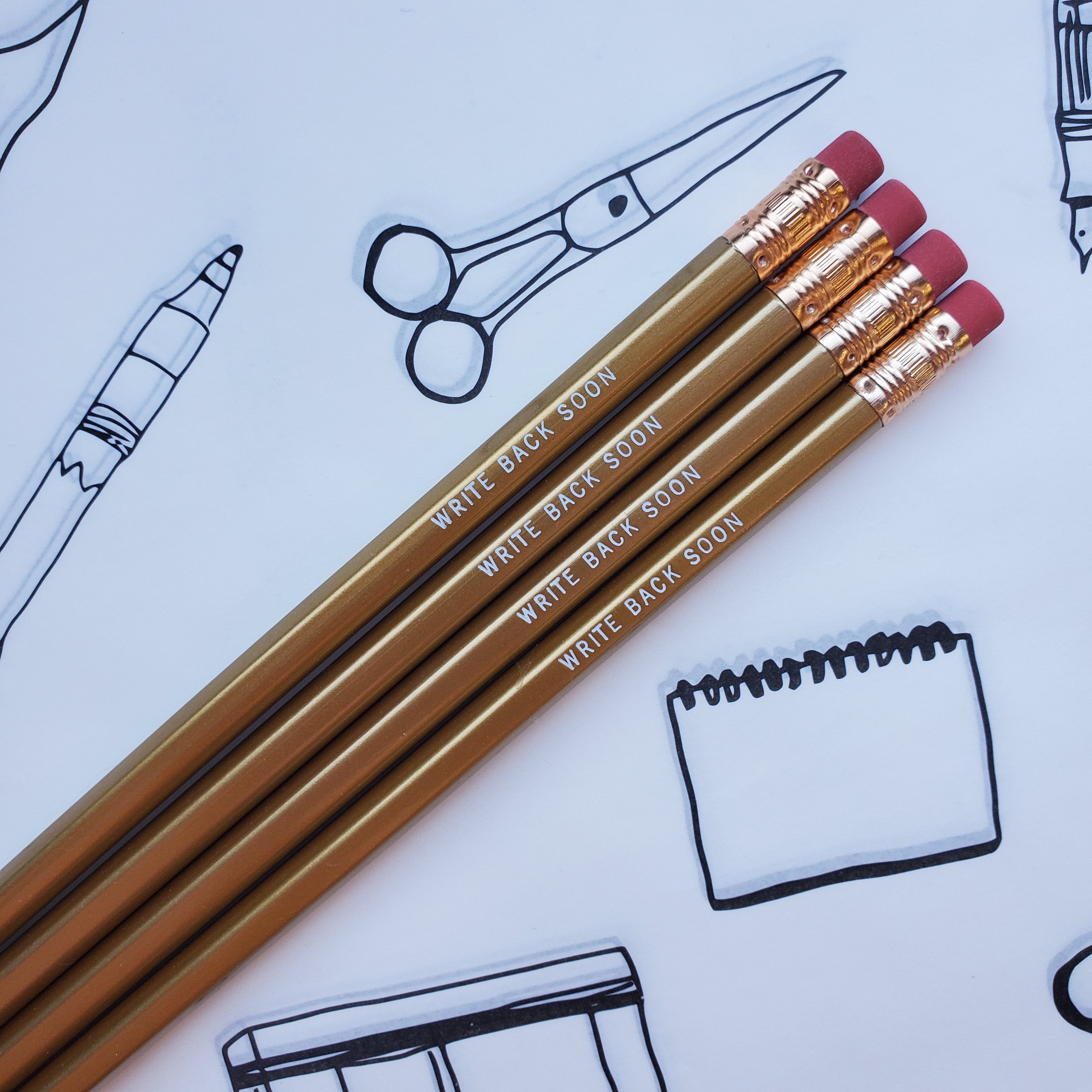 Write Back Soon Pencil