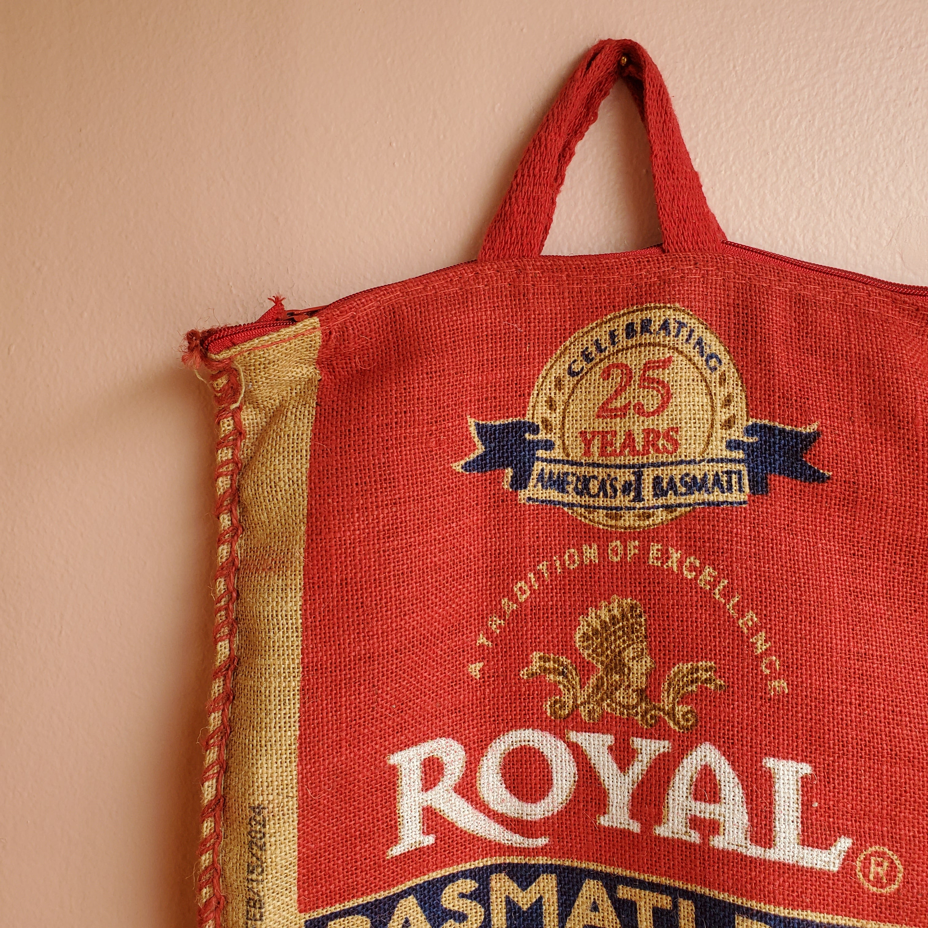 Handmade Rice Sack Tote