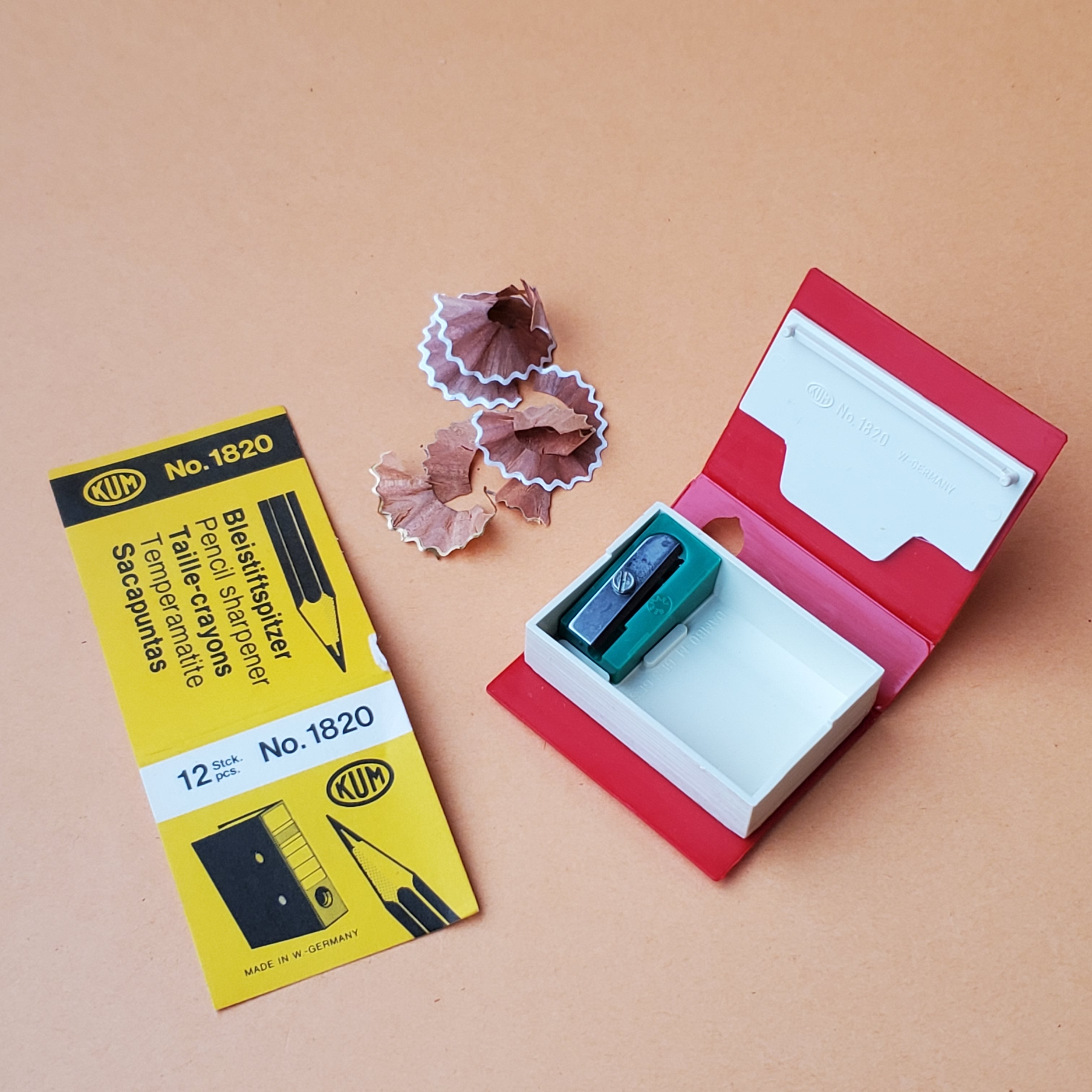 Vintage Book-Shaped Pencil Sharpener