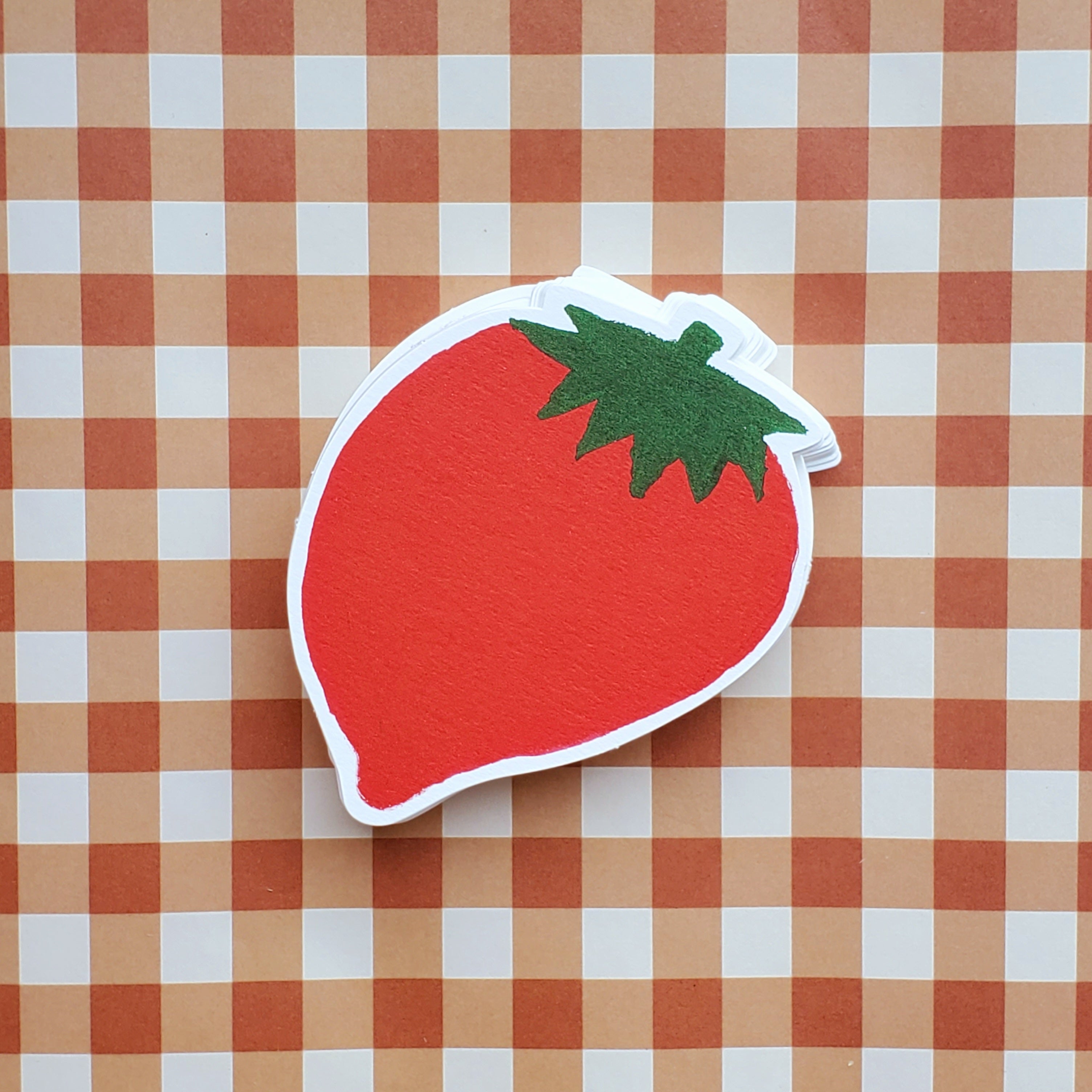 Cutout Cards / Red Strawberry