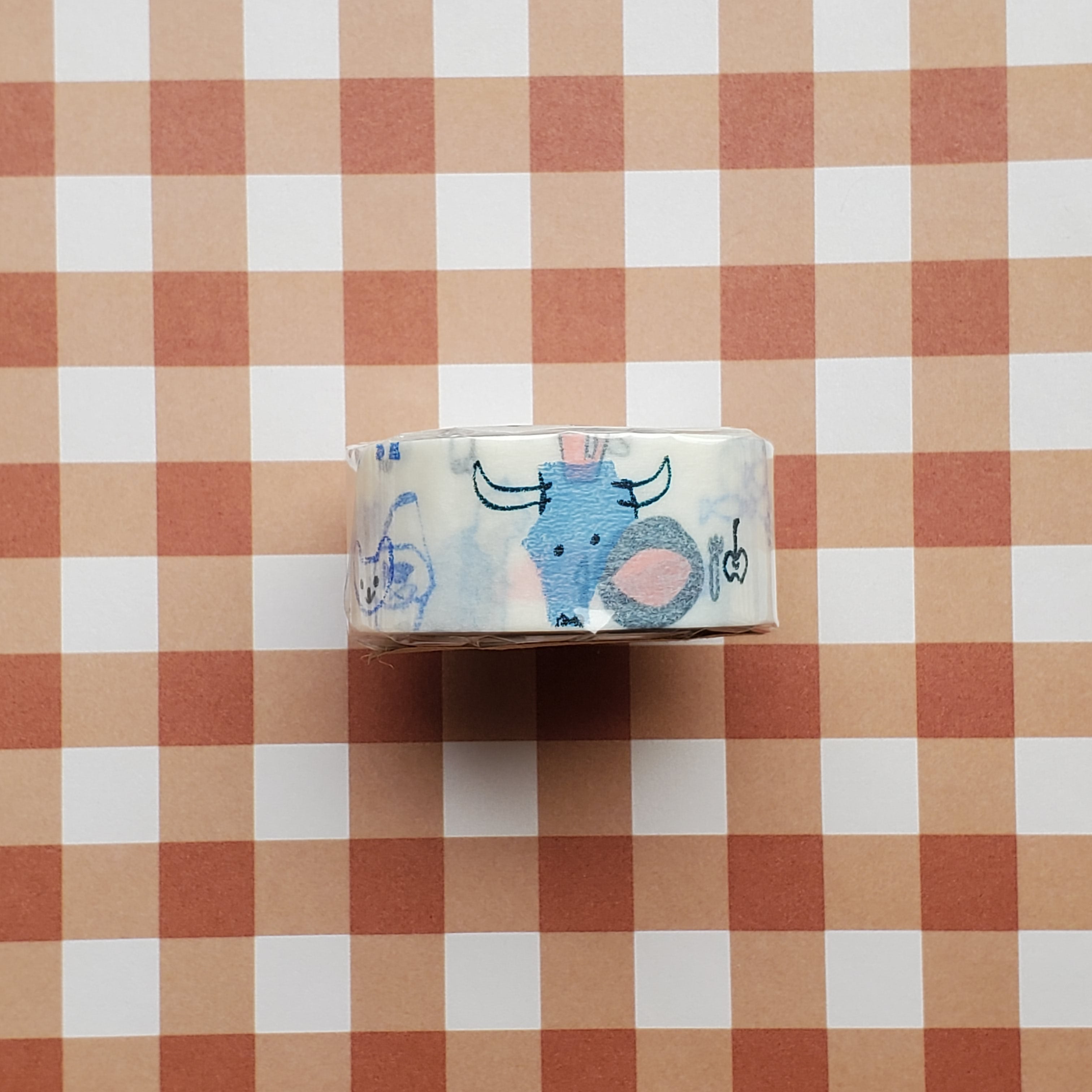 Classiky Masking Tape x Toranekobonbon / Blue Cats