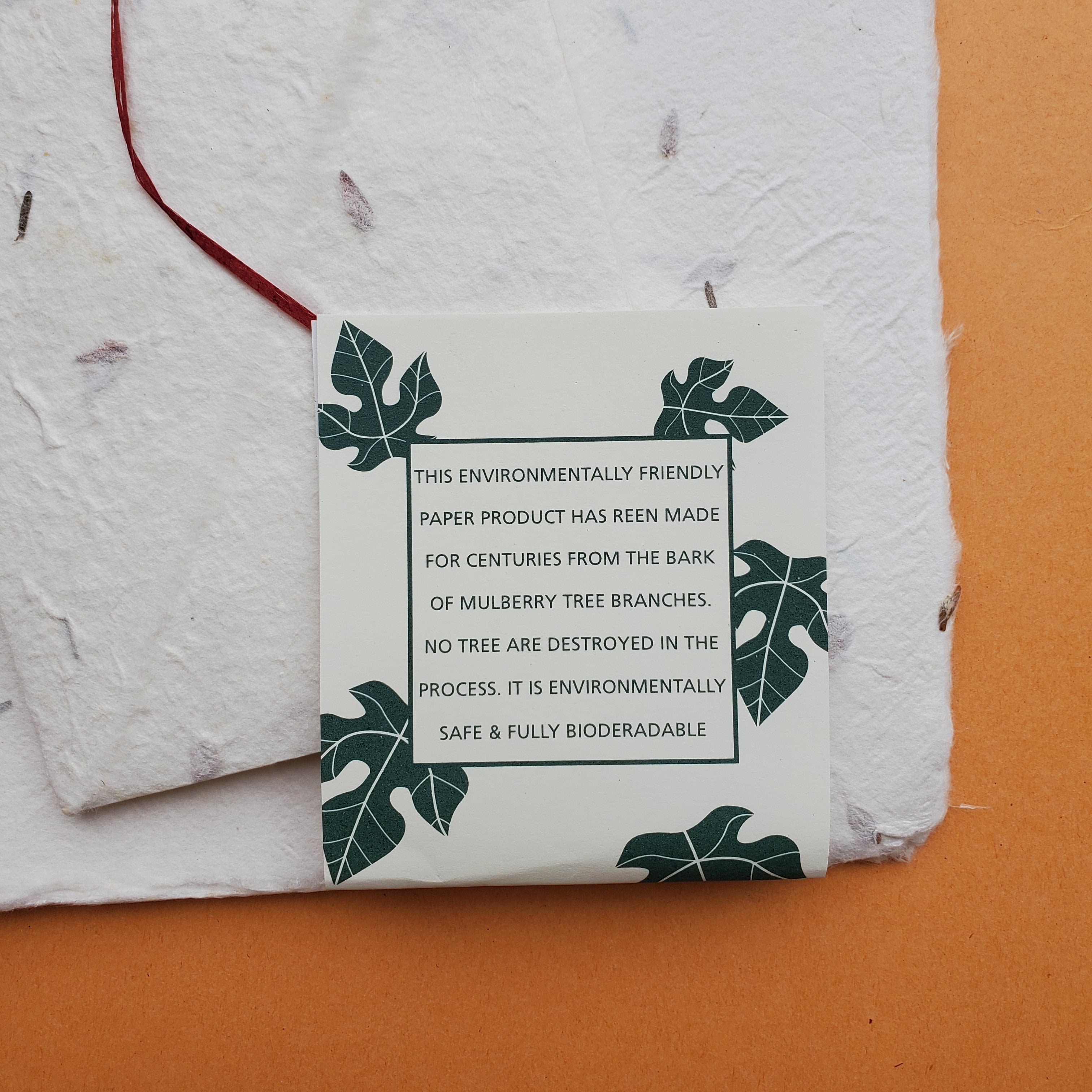 Vintage Filine Handmade Paper Stationery