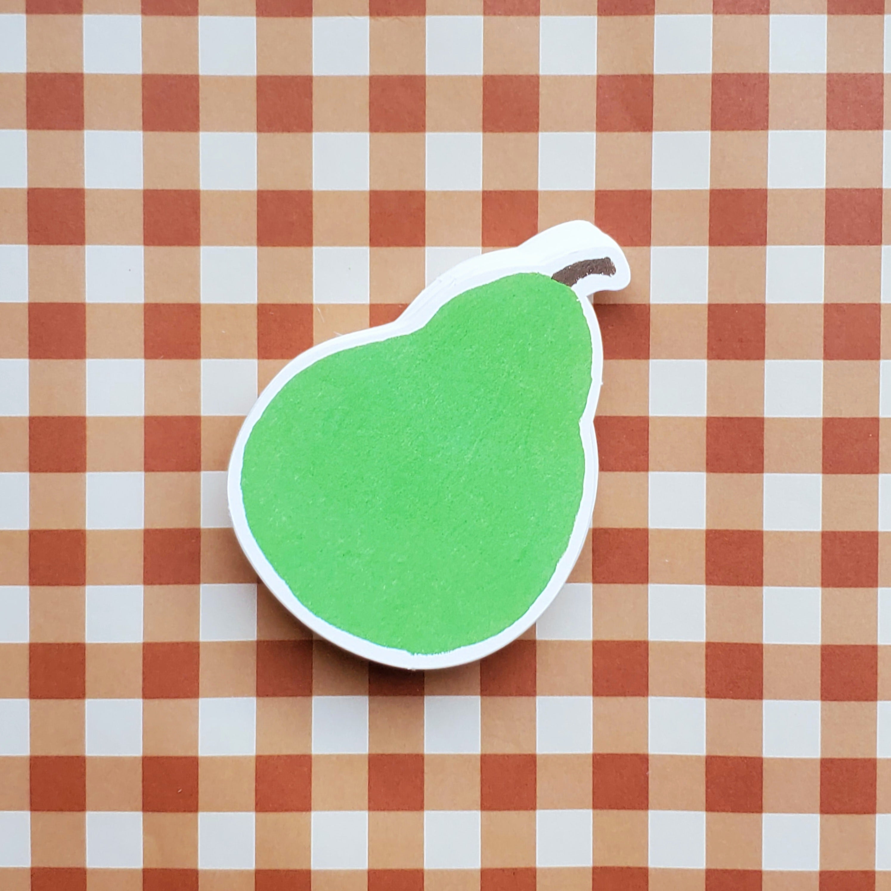 Cutout Cards / Green Pear
