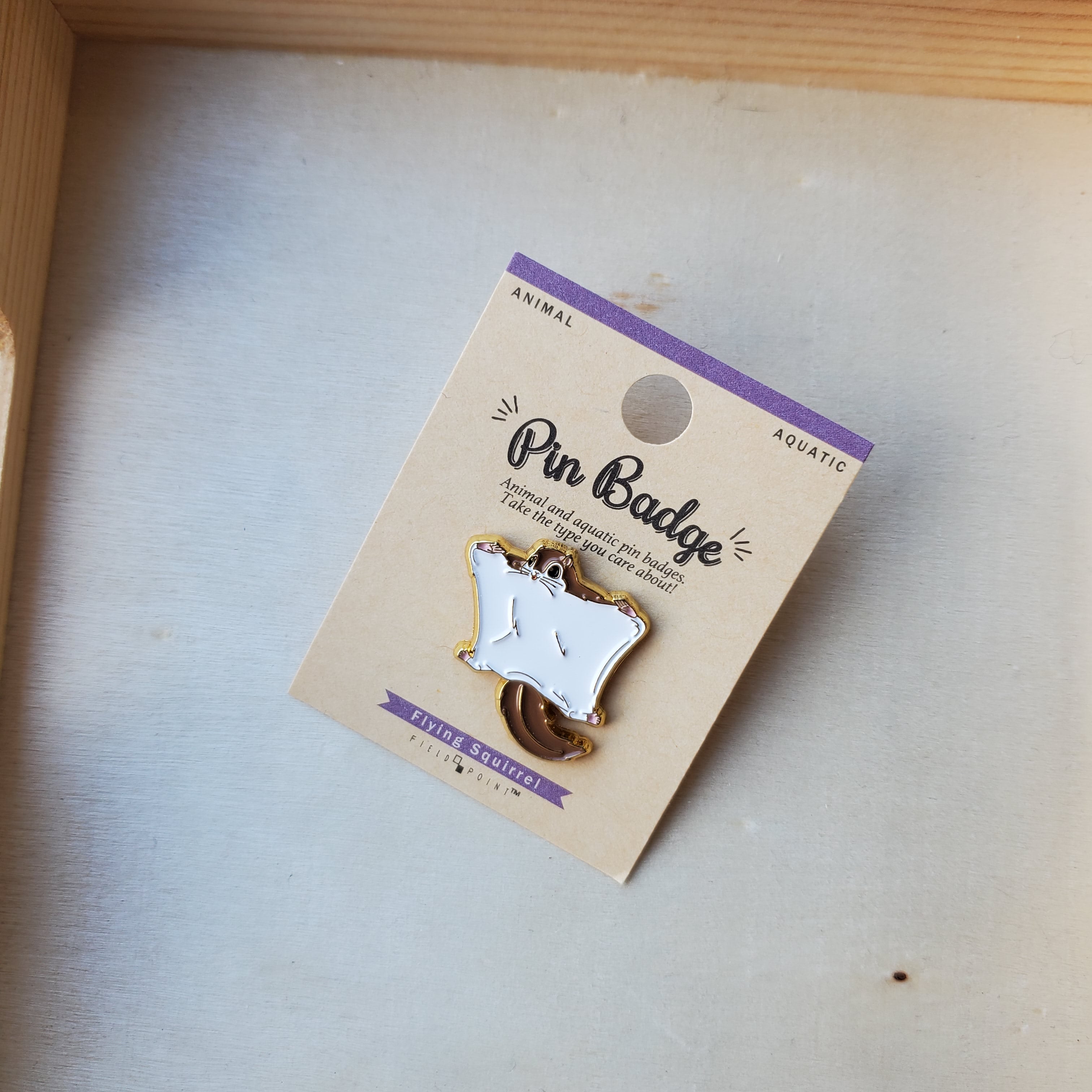 Flying Squirrel Lapel Pin
