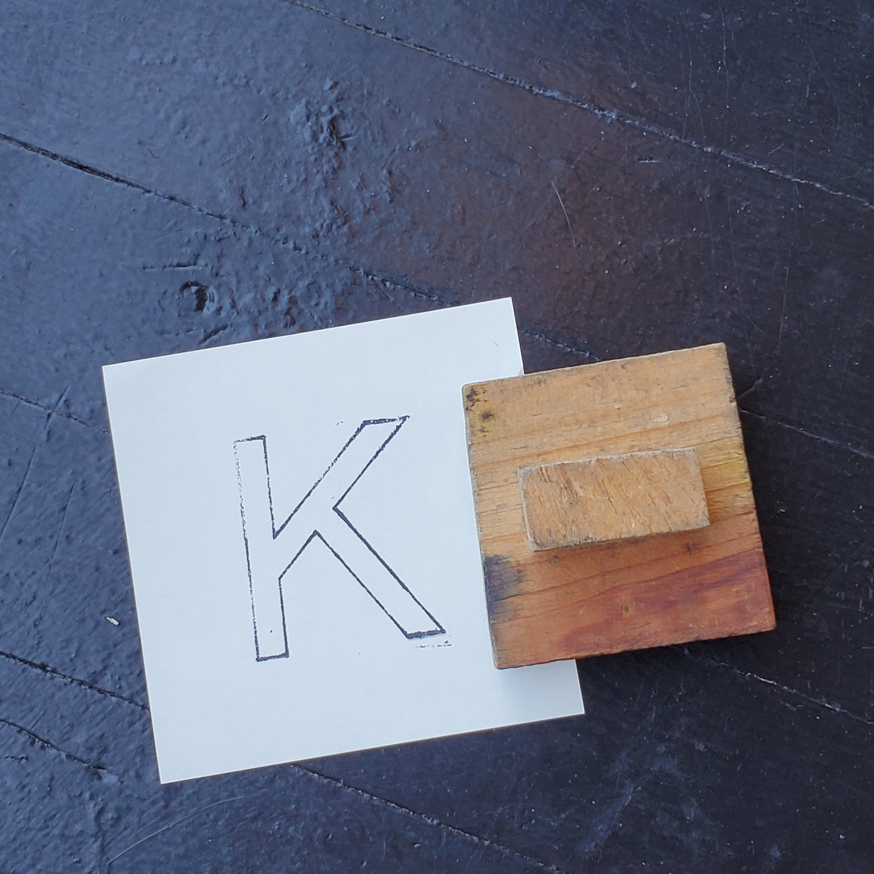 Vintage Mexican Rubber Block Stamp / Various Letters