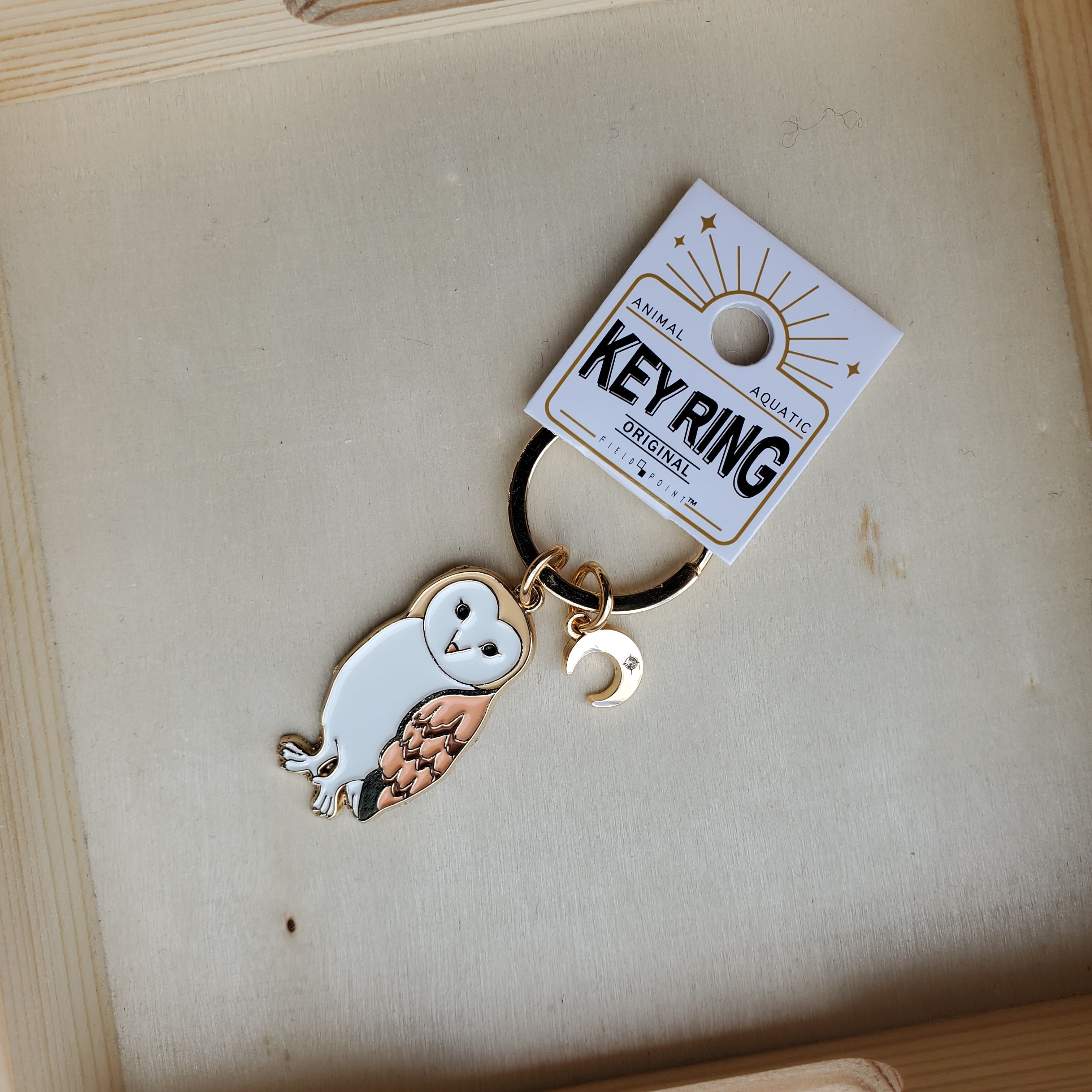 Barn Owl Keychain