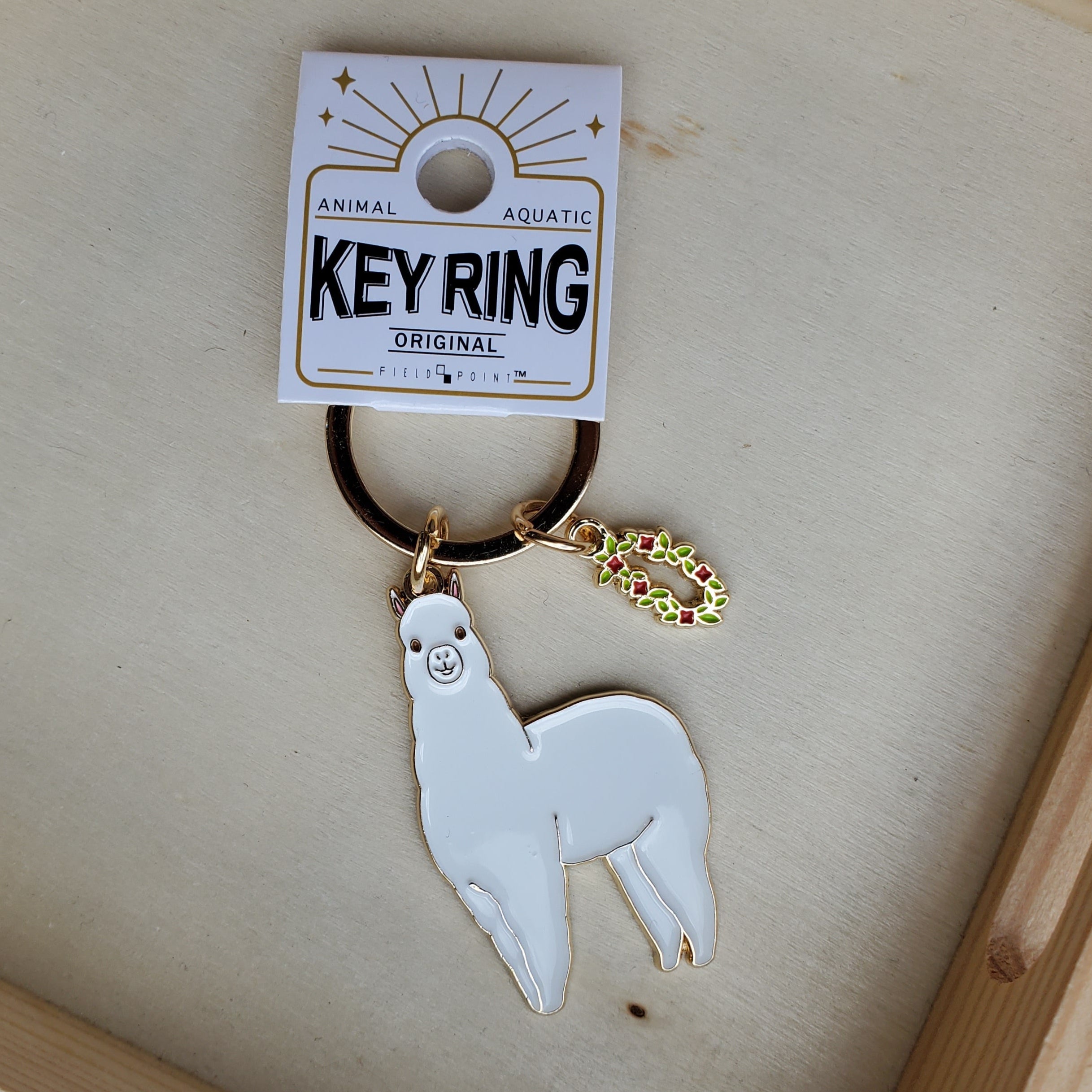Alpaca Keychain