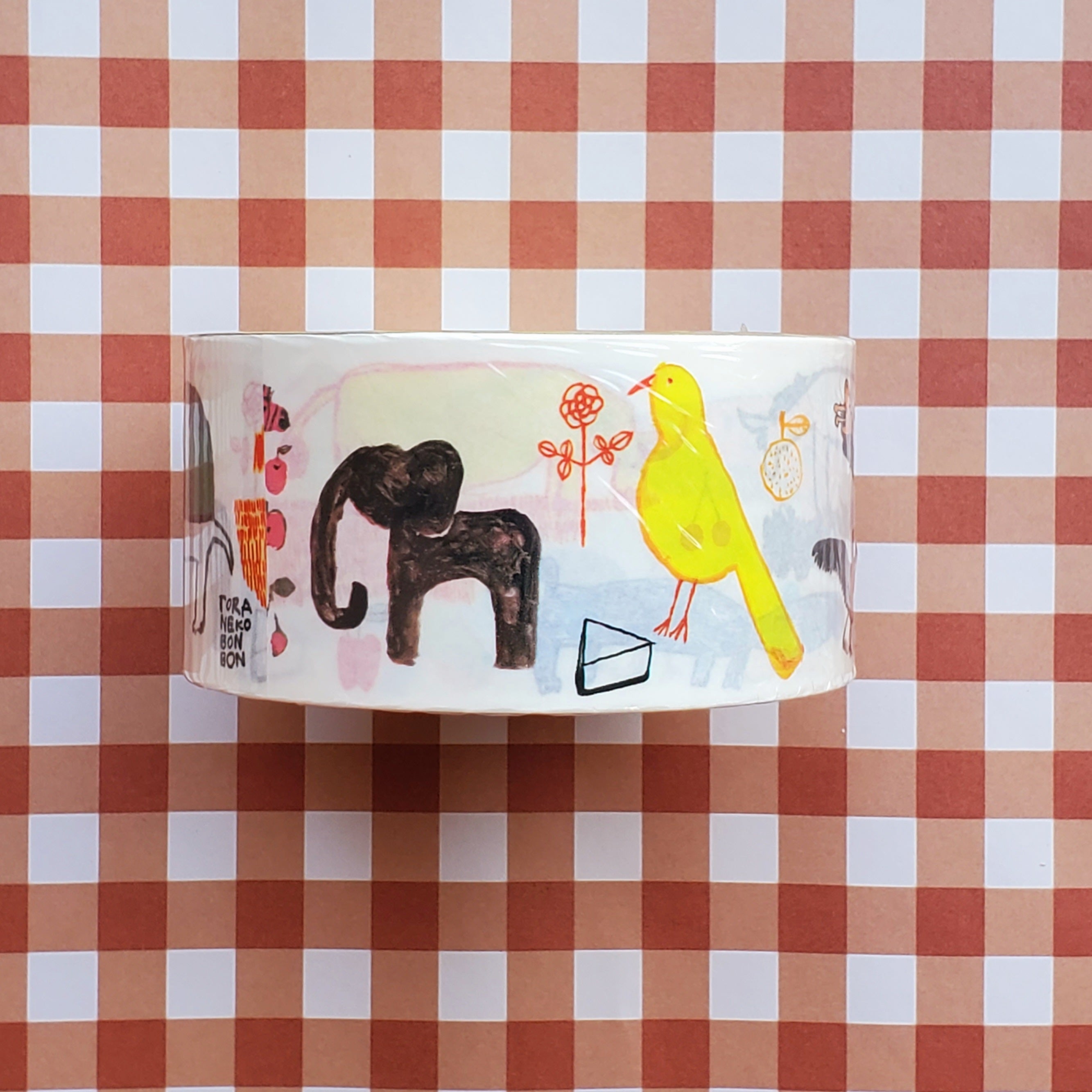 Classiky Masking Tape x Toranekobonbon Kraft Paper Adhesive Tape / Africa