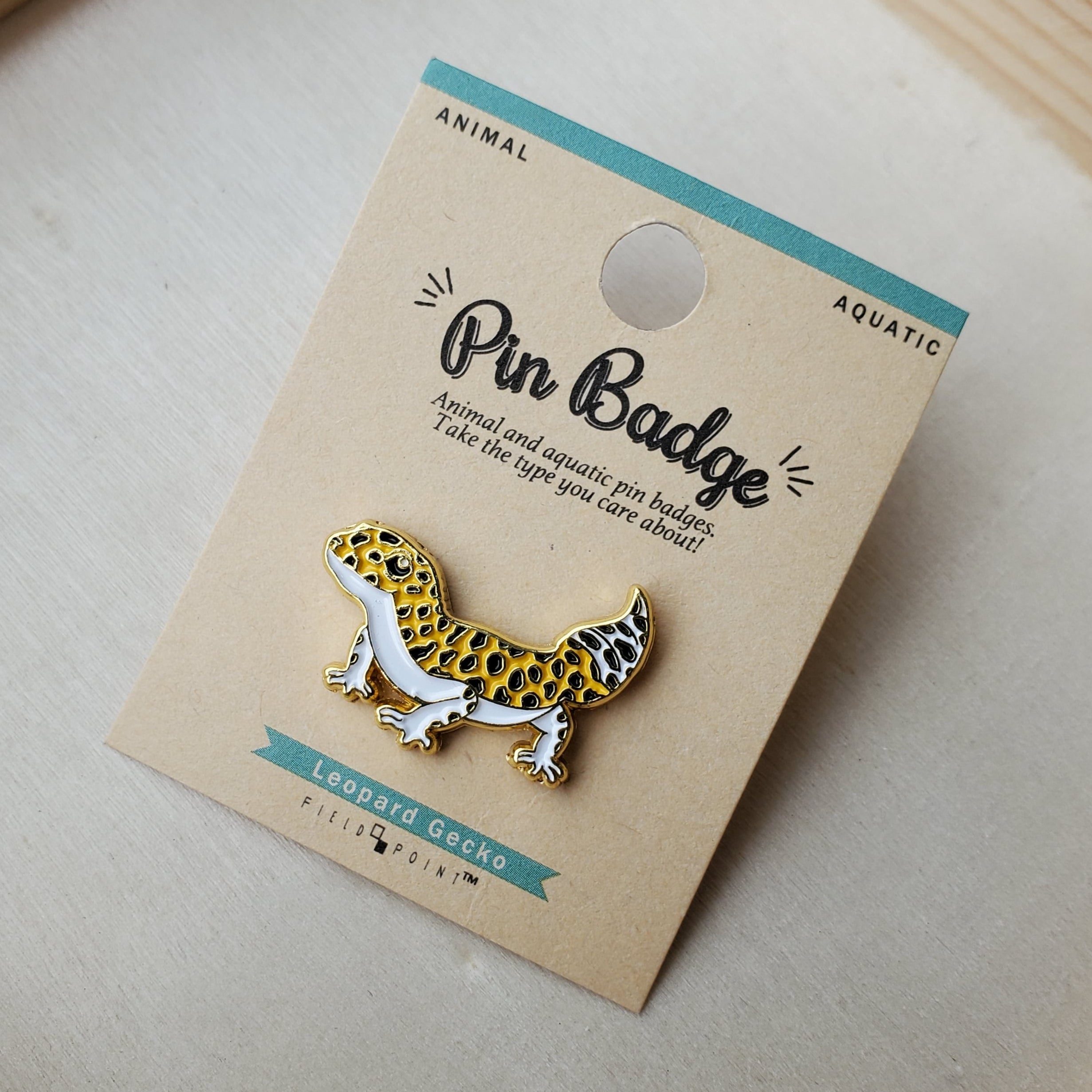 Leopard Gecko Lapel Pin