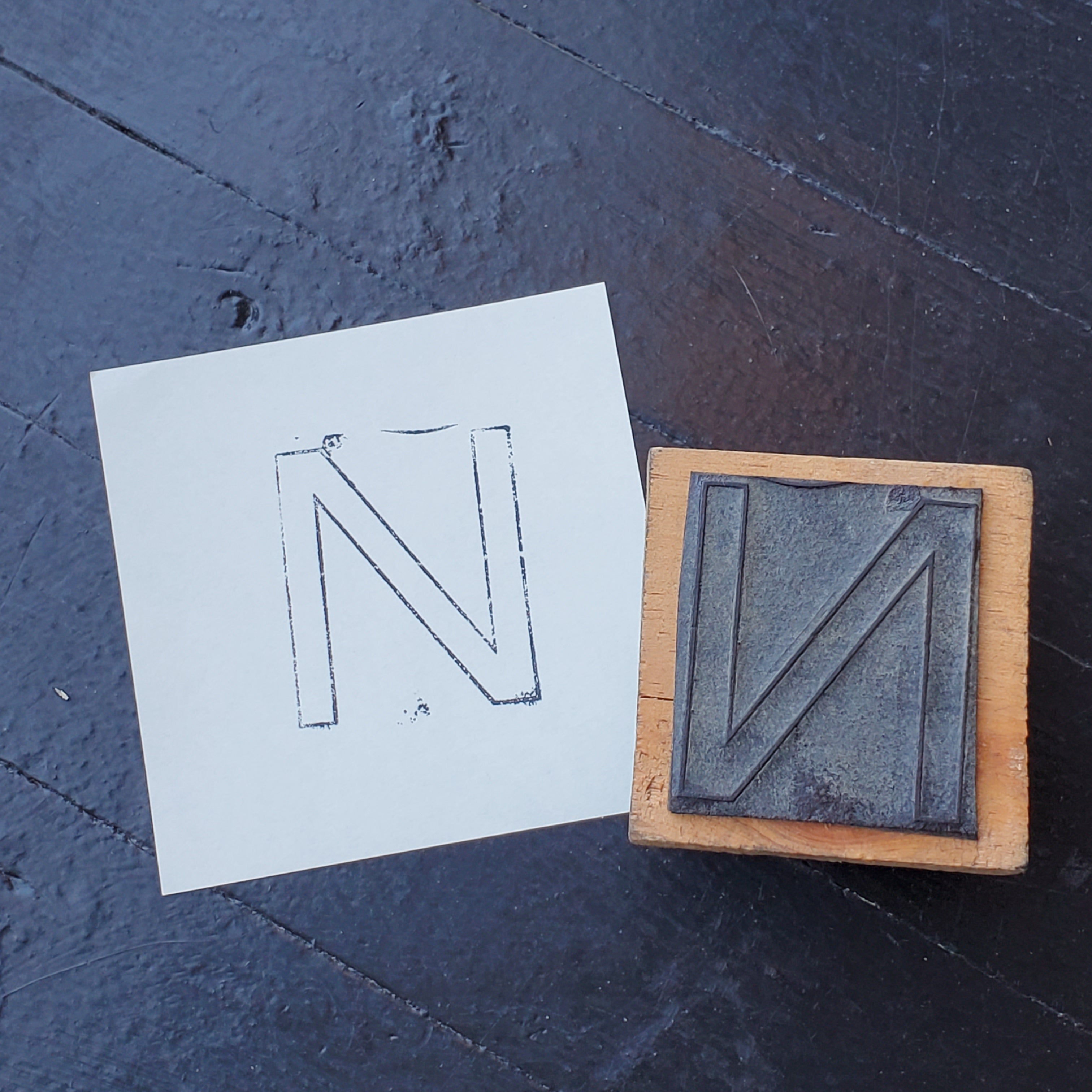 Vintage Mexican Rubber Block Stamp / Various Letters