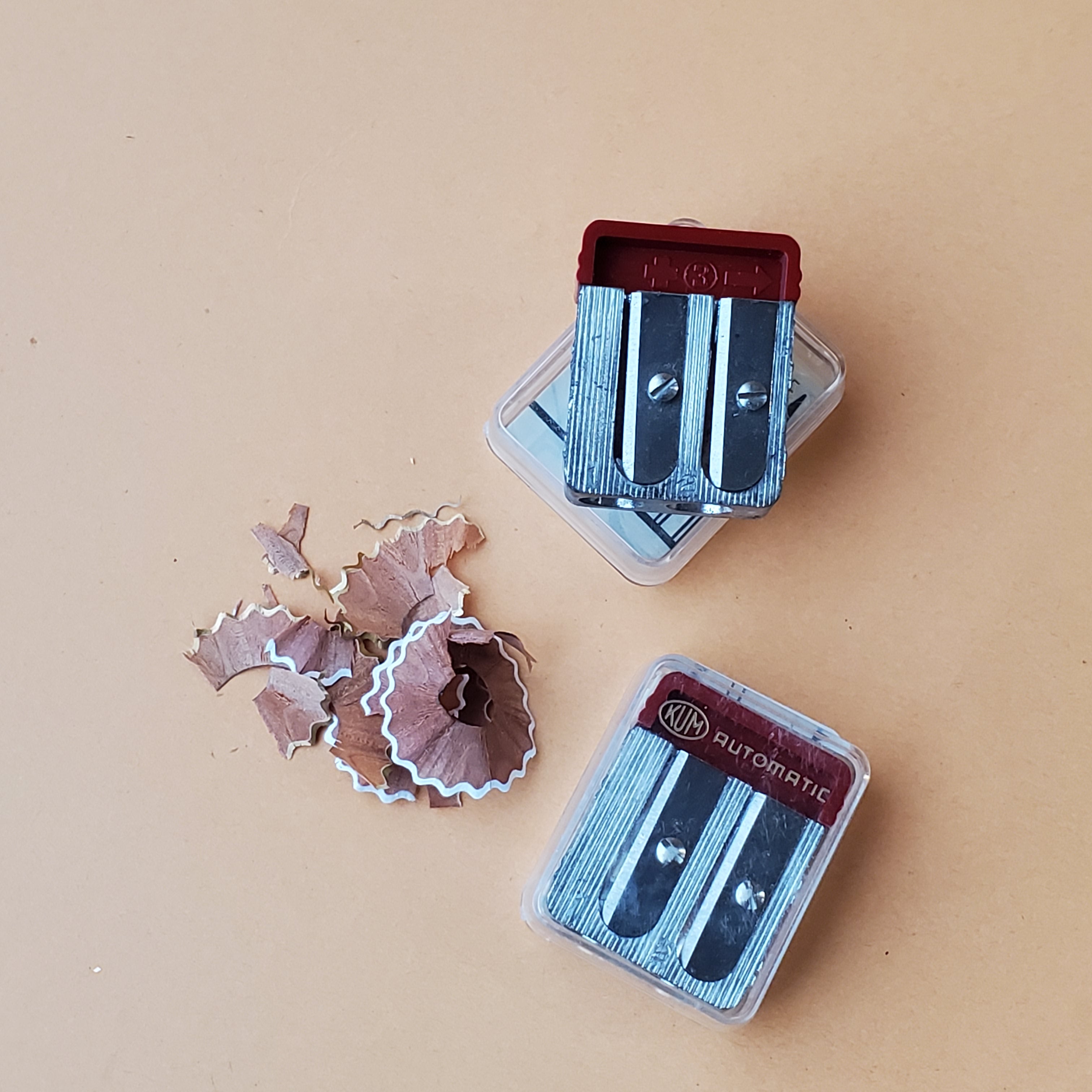 Vintage Automatic 3 Two Blade Pencil Sharpener in Box