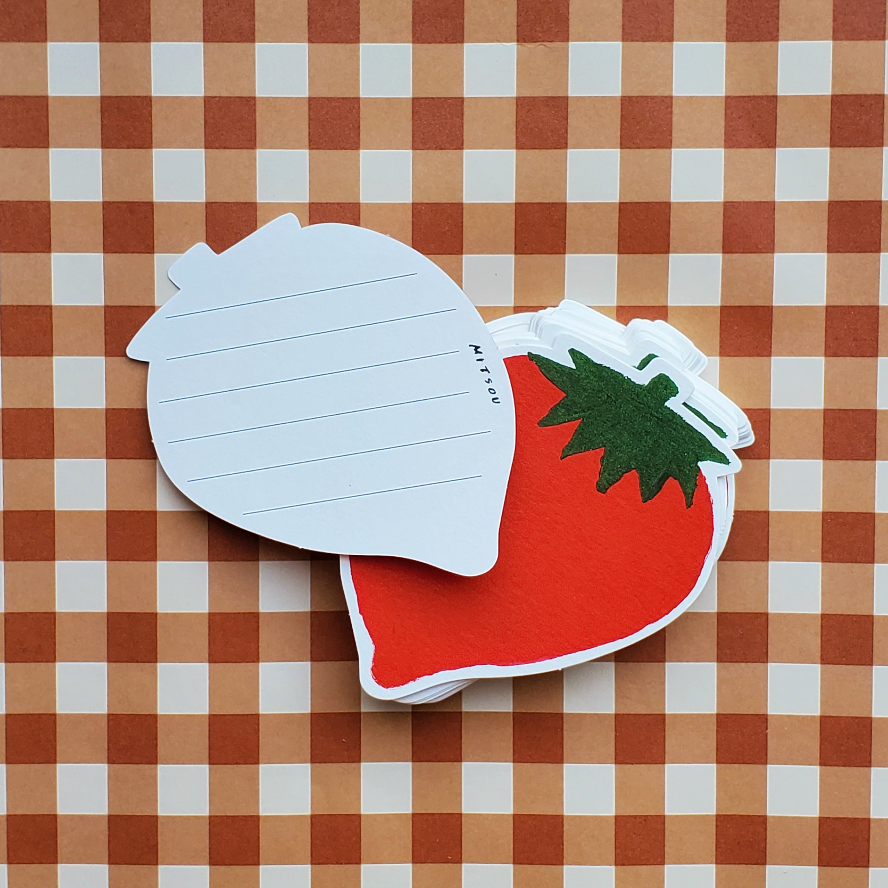 Cutout Cards / Red Strawberry