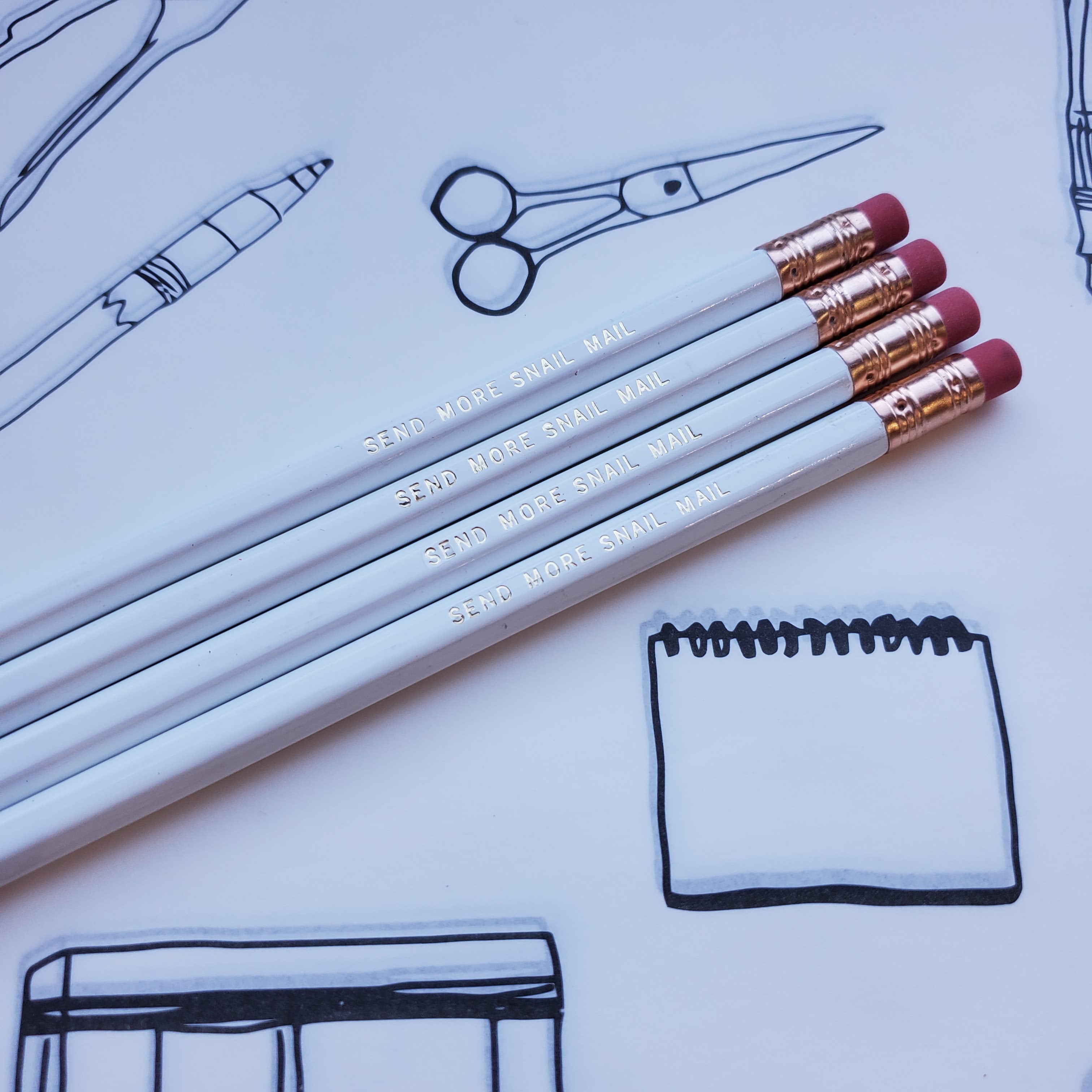 Send More Snail Mail Pencil