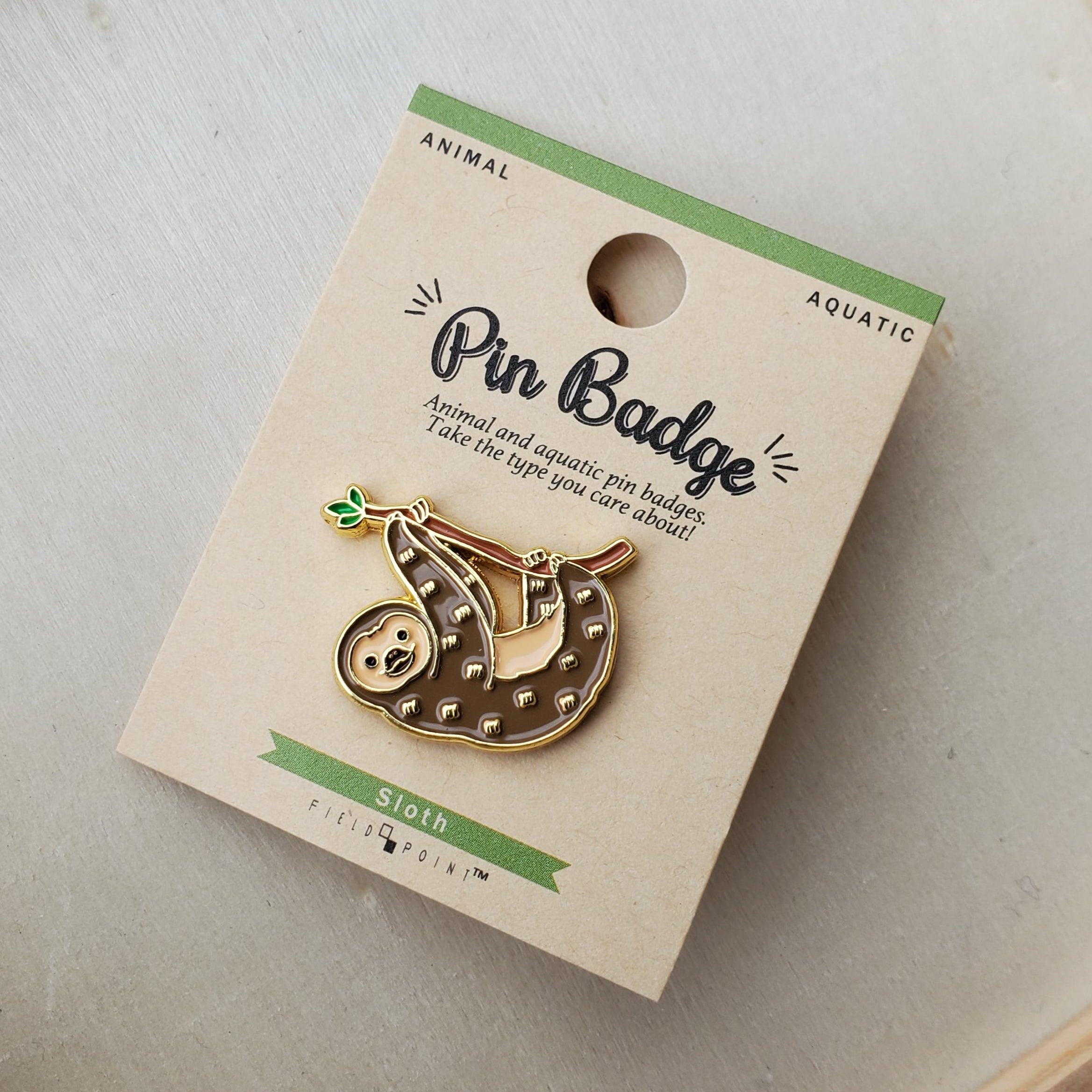 Sloth Lapel Pin