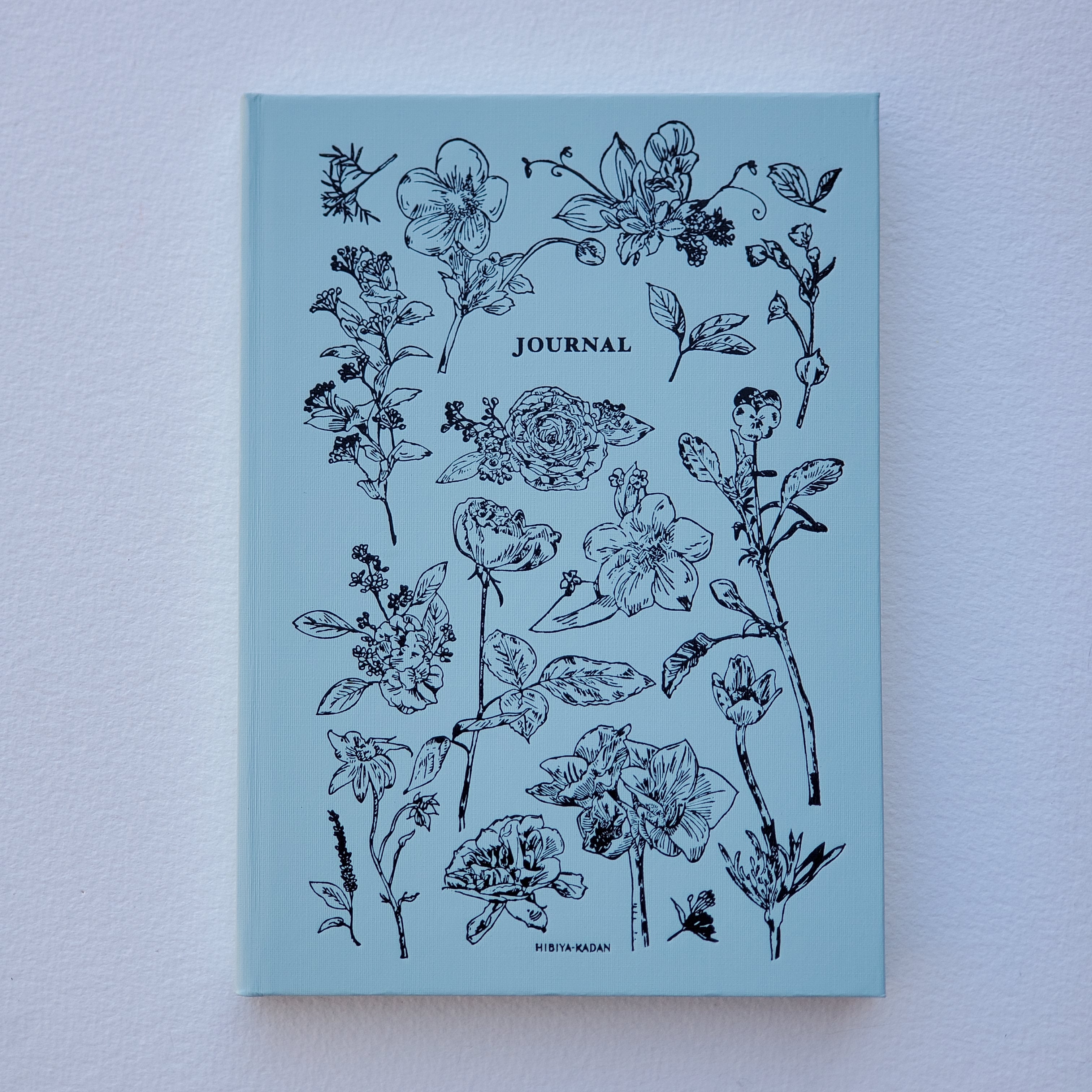Daigo Easy Journal / Hibiya Kadan / Floral Journal / B6 Blue