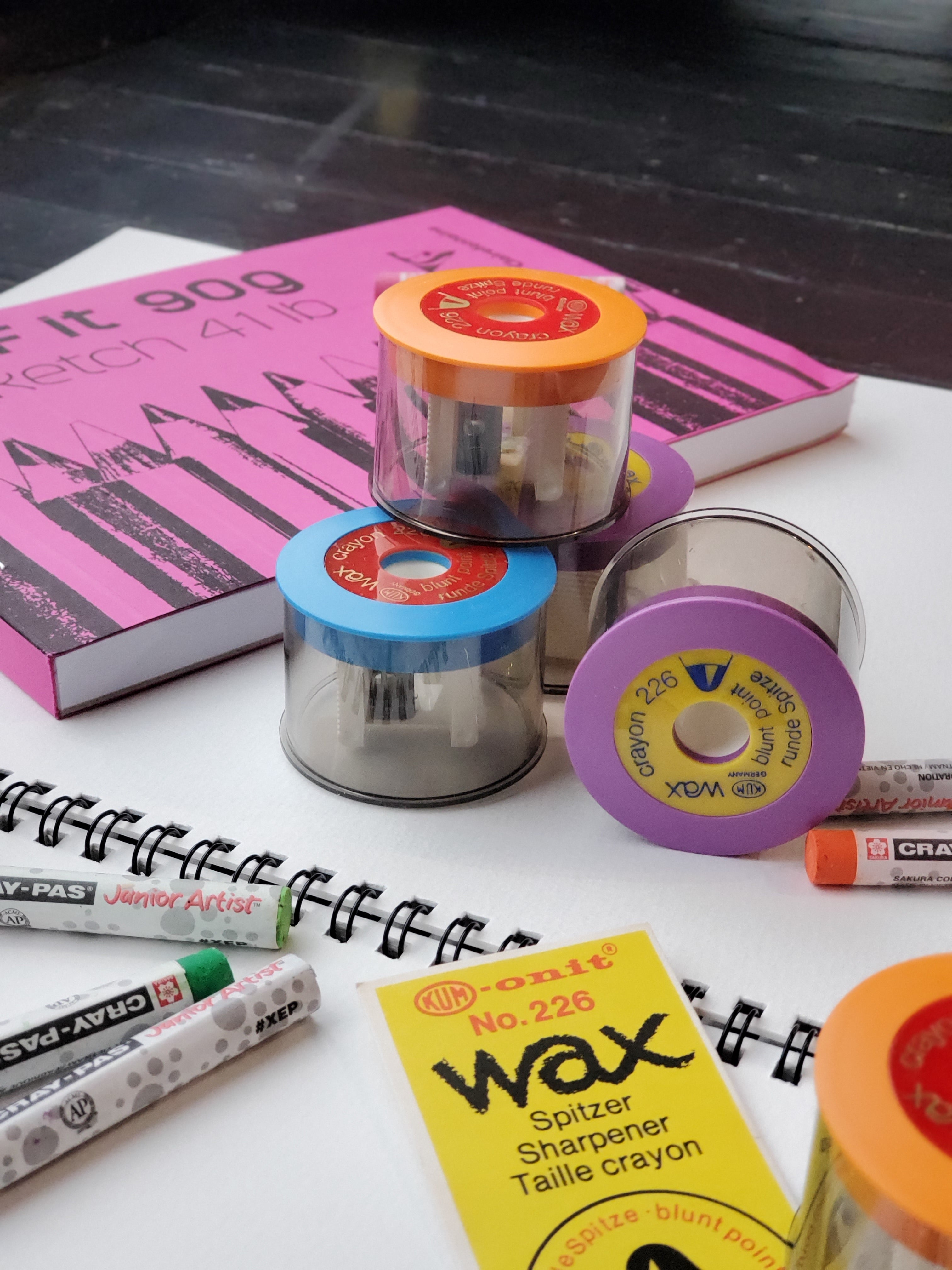 Vintage Kum Wax Crayon Sharpener