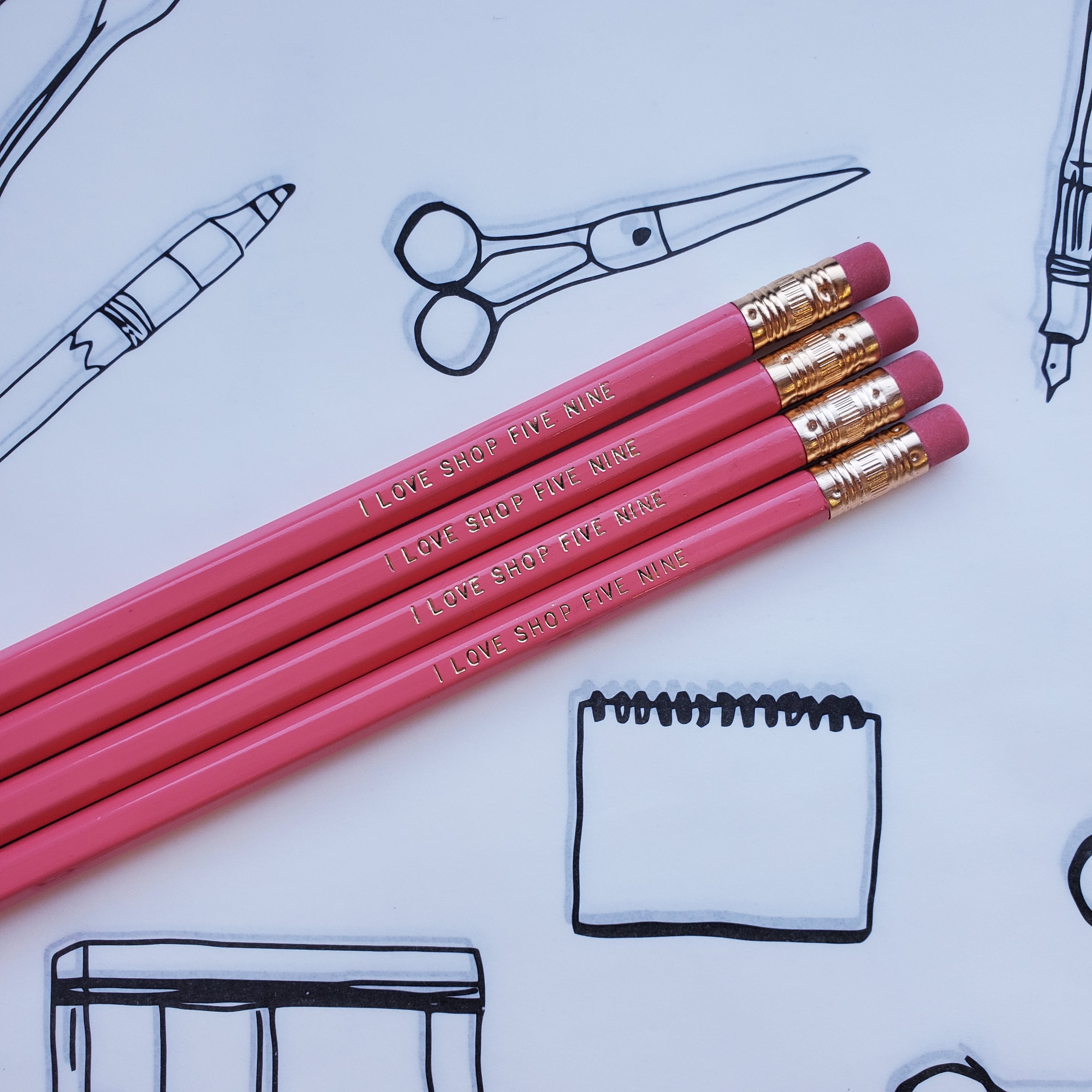 I Love Shop Five Nine Pencil
