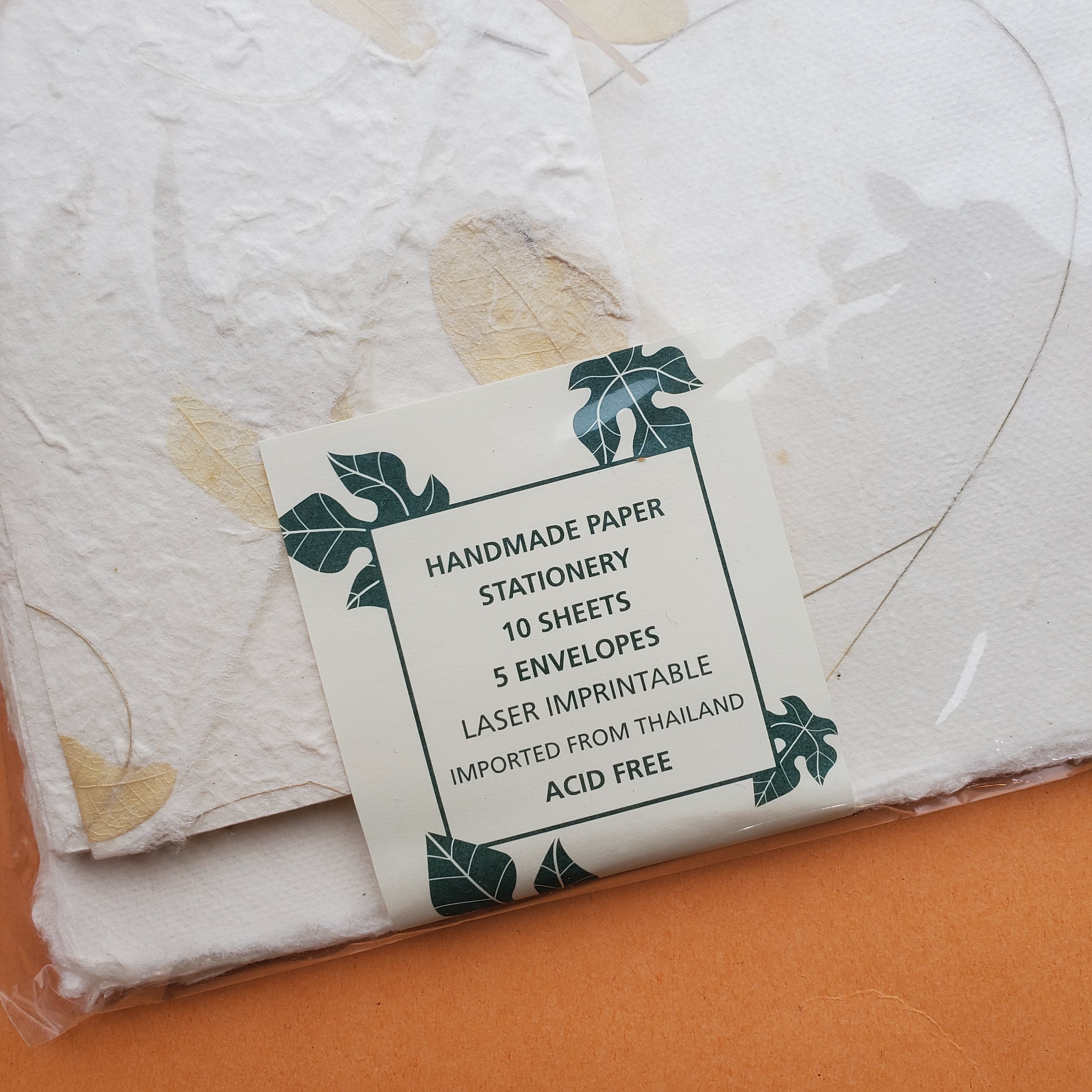Vintage Filine Handmade Paper Stationery