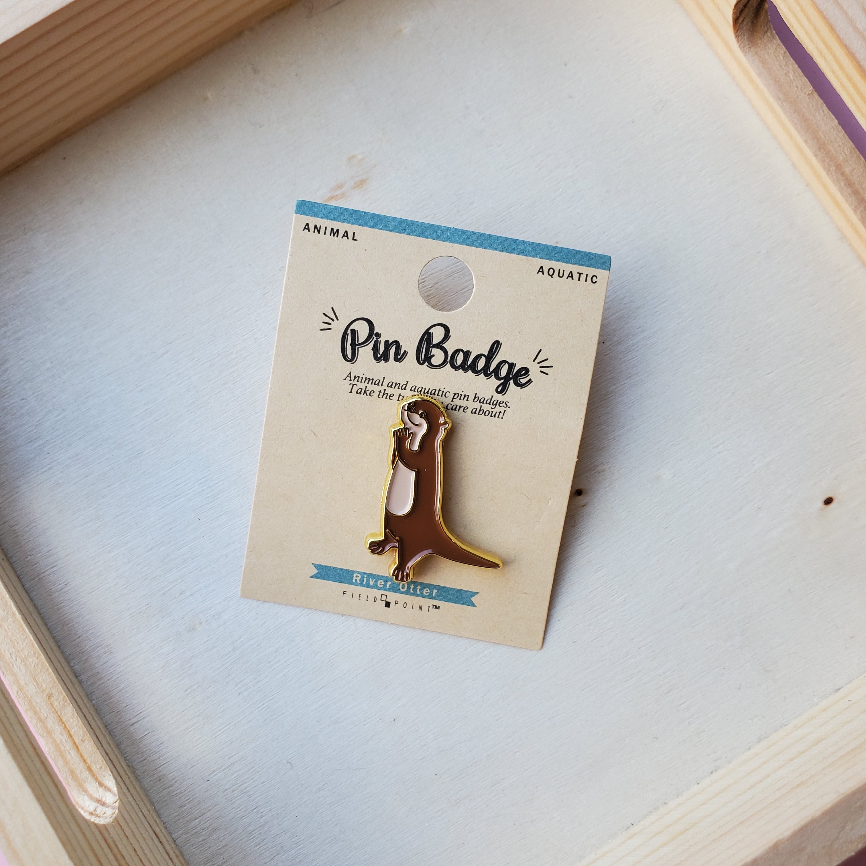 River Otter Lapel Pin