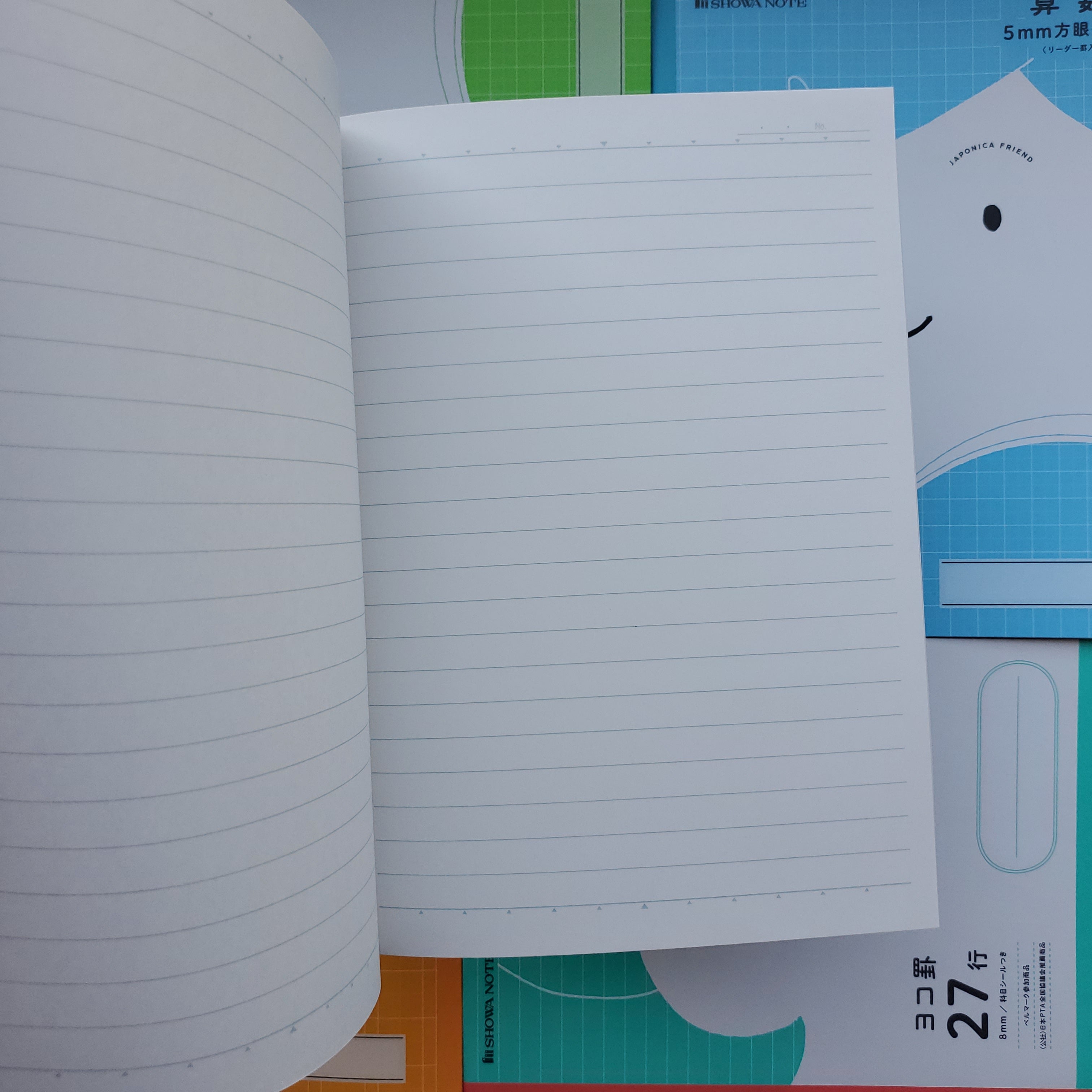 Showa Notebook Japonica Friend / B5 Lined / Teal Smile