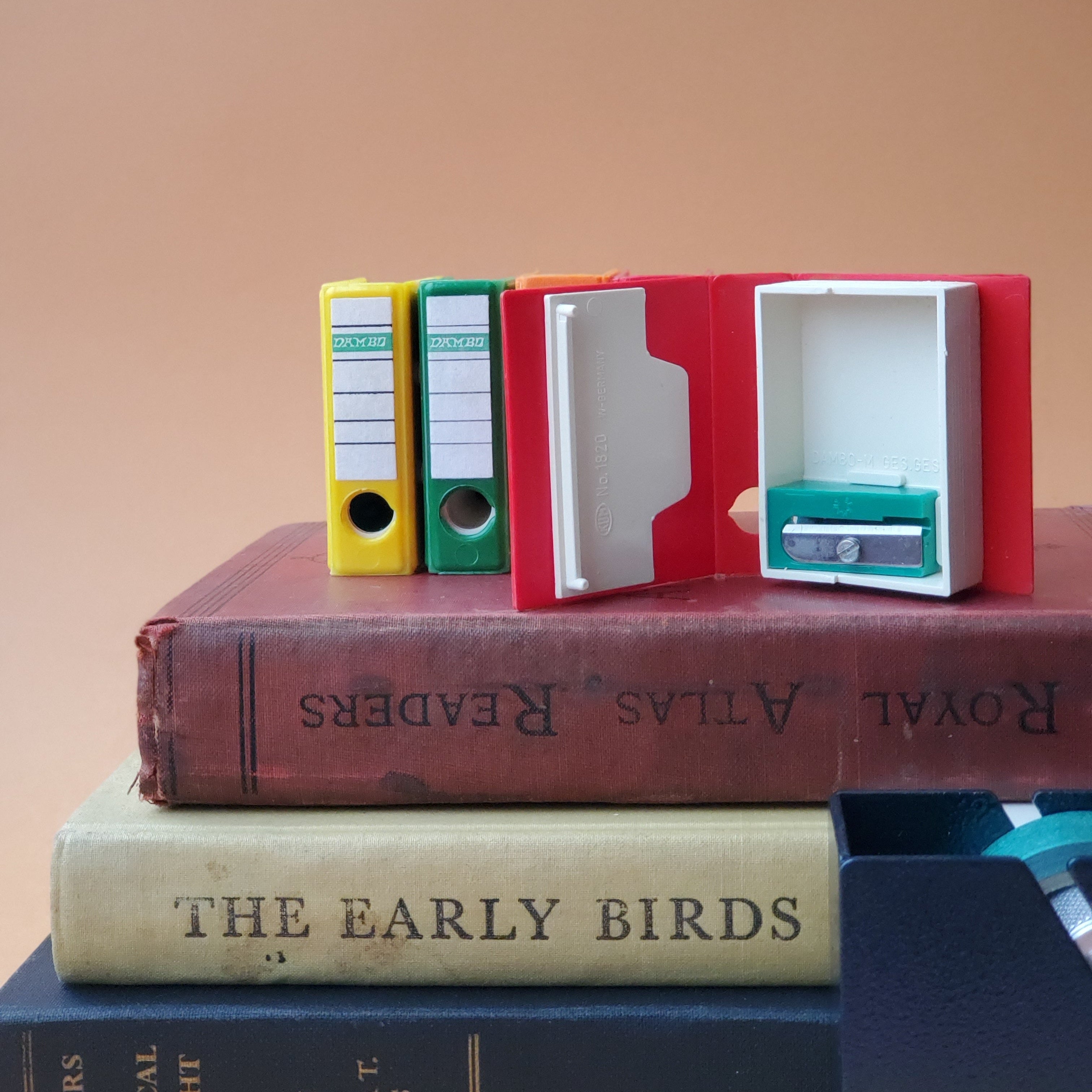 Vintage Book-Shaped Pencil Sharpener