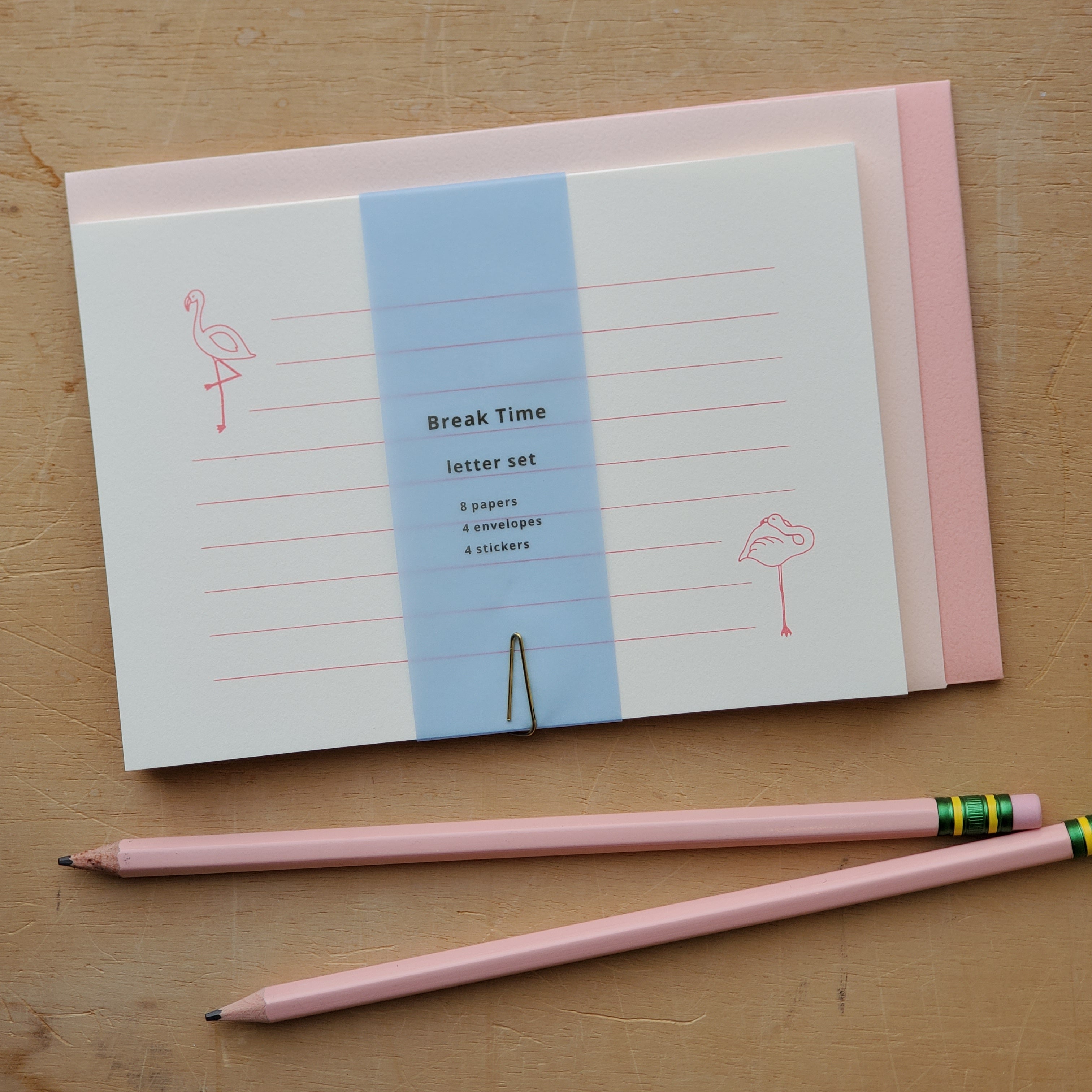 Flamingo Letter Set